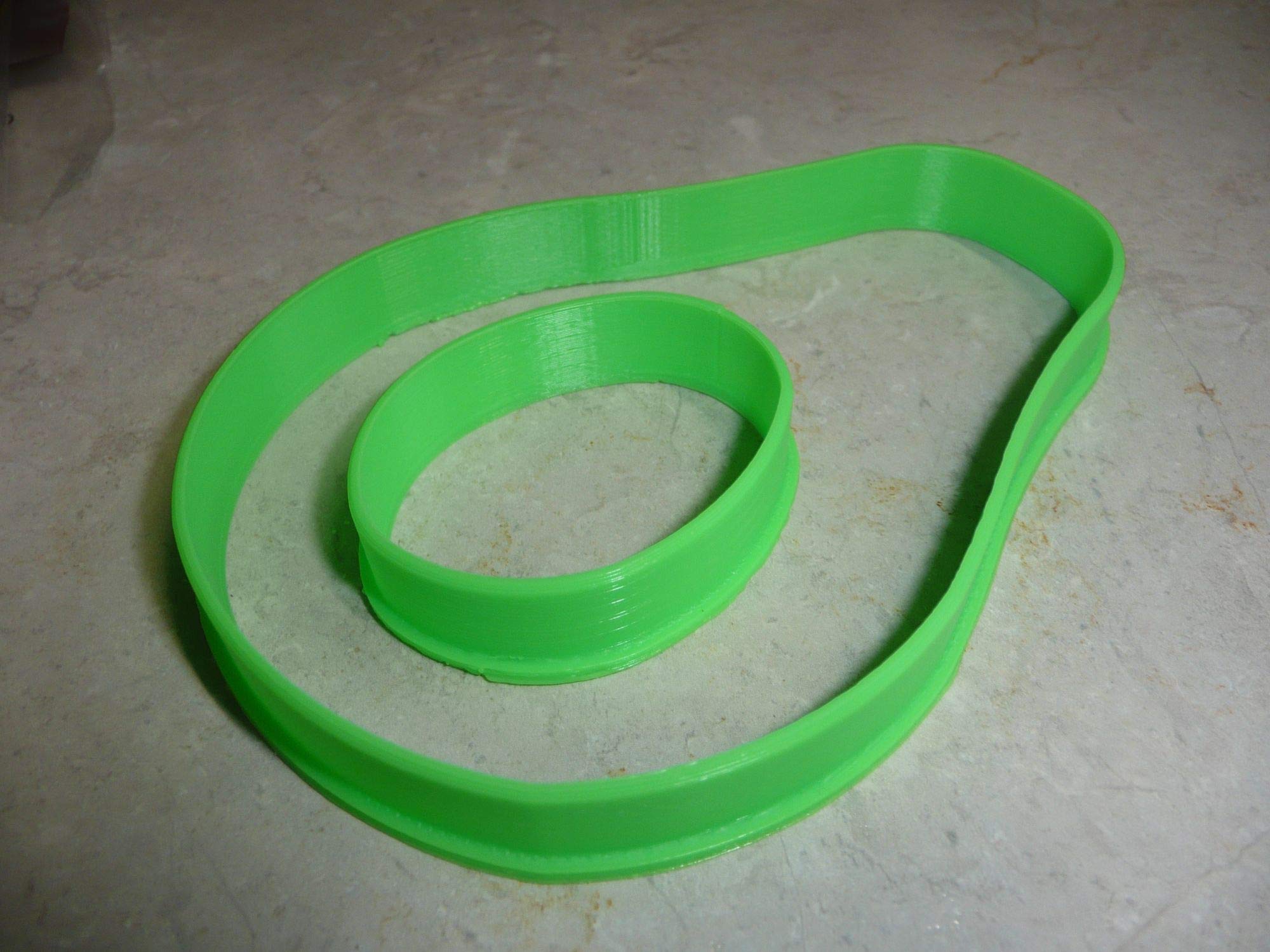 Avocado With Pit 2 Pieces Guacamole Mexican Fruit Cookie Cutter Made In Usa Pr3366