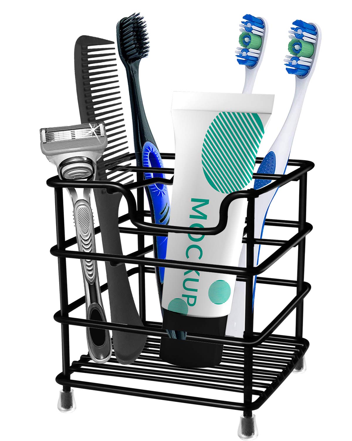 Hyrixdirect Toothbrush Holders For Bathrooms Stainless Steel Rustproof Toothbrush And Toothpaste Holder Organizer Tooth Brush St