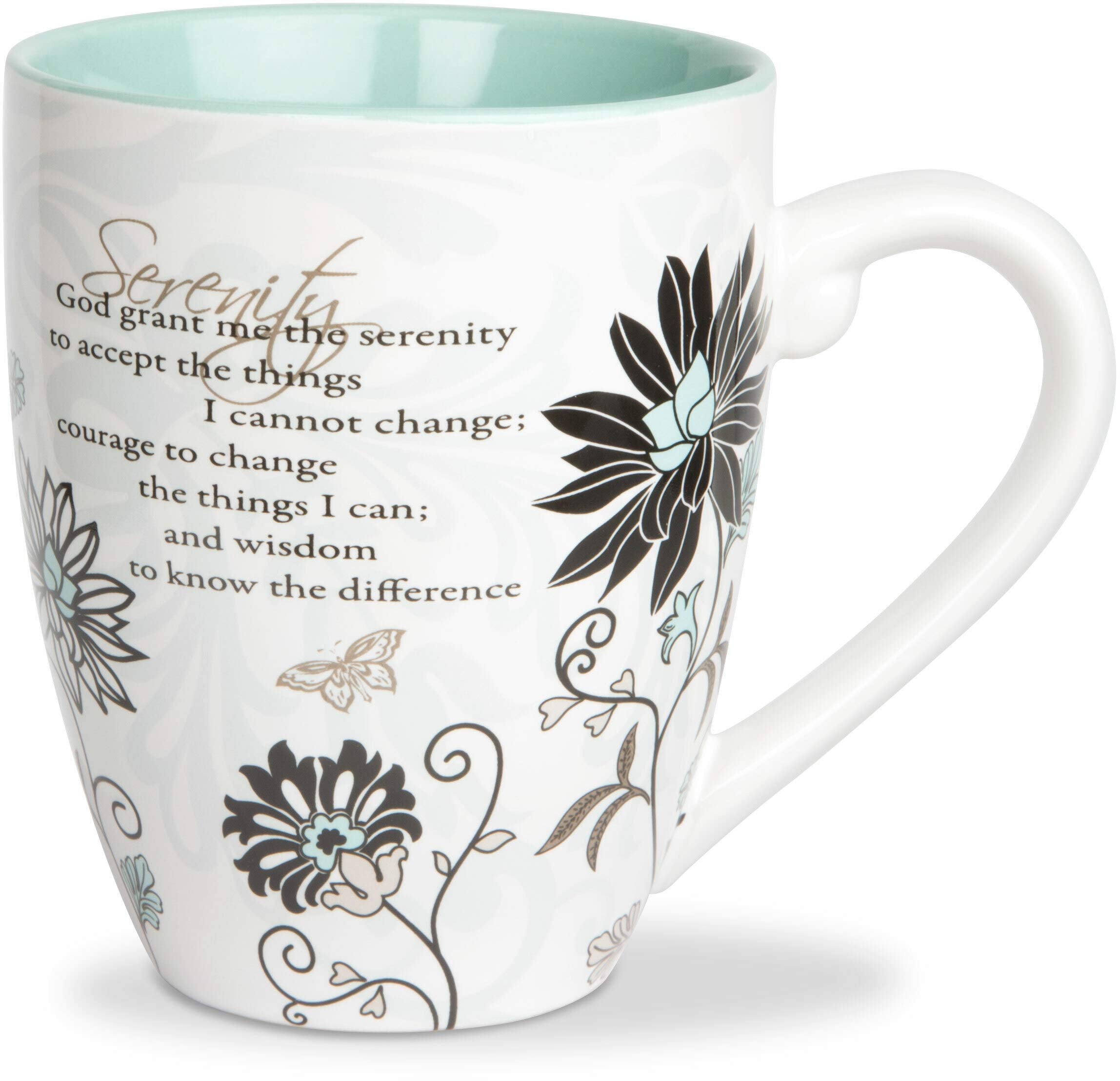 Pavilion Gift Mark My Words 4-3/4-Inch Serenity Mug, 20-Ounce
