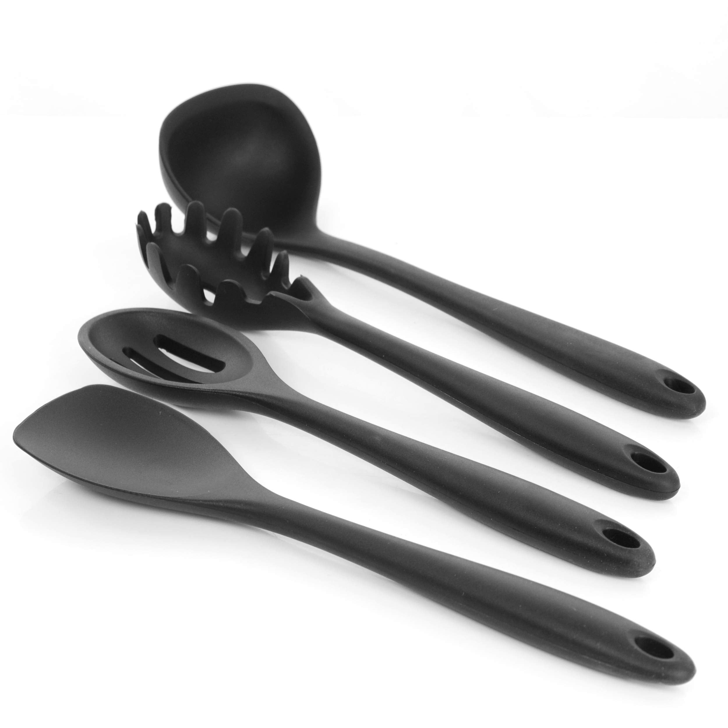 MegaChef Tool Cookware Utensil Set, 12 Piece, Black