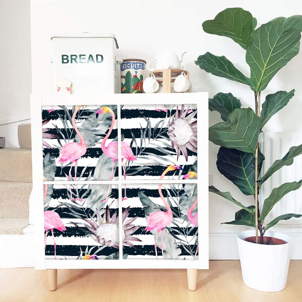 Self-Adhesive Dresser Sticker, Peel And Stick Furniture Skin, Removable Shelf Unit Decals Sticker (008, Expedit/Kallax)