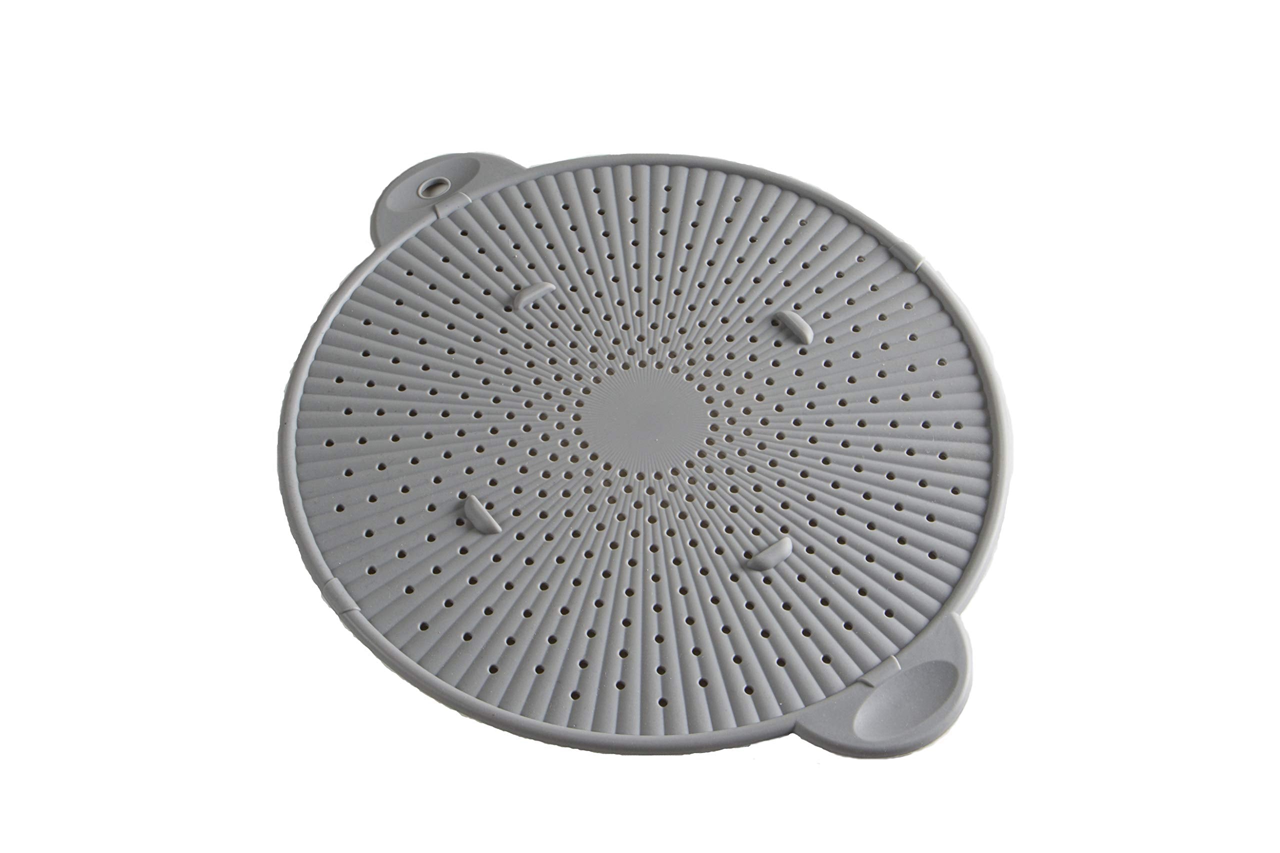 Simply Served Trivet 3-In-1 Splatter Screen, Large, Gray