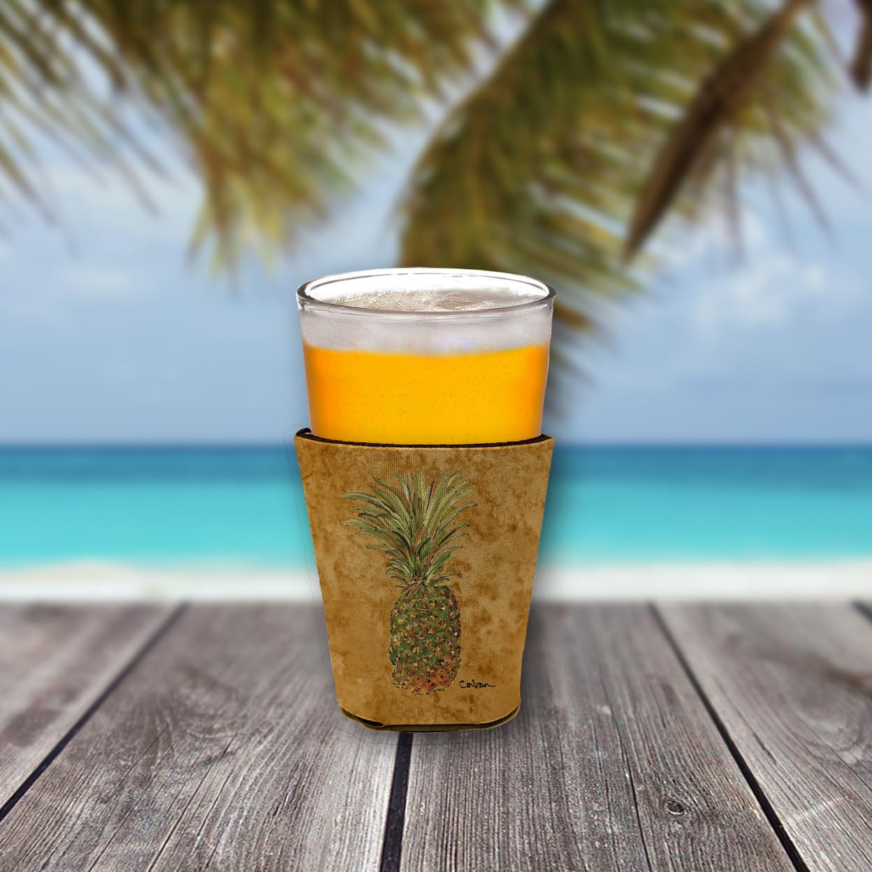 Pineapple  Red Solo Cup Beverage Insulator Hugger
