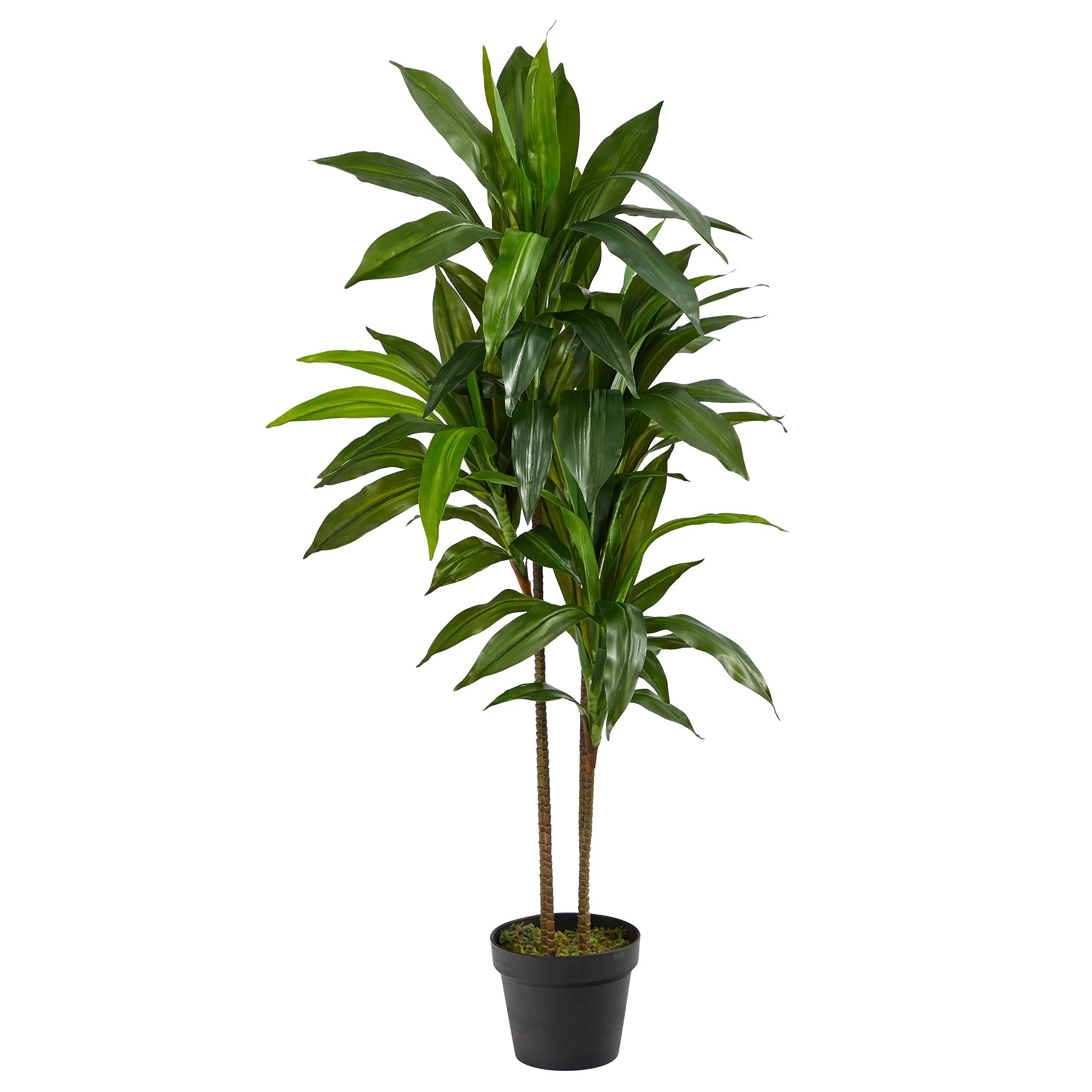 Nearly Natural 48 Dracaena Silk Plant (Real Touch) Green