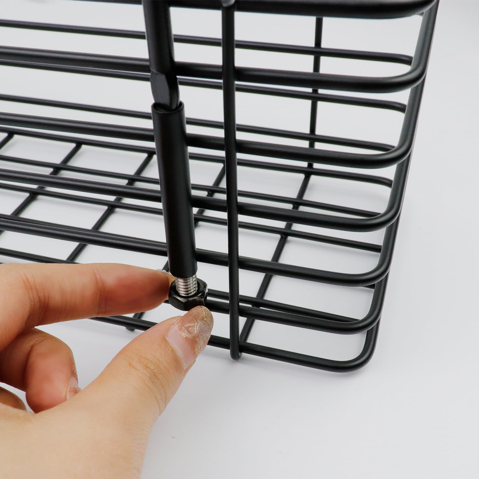 Antrader Hanging Shower Rack,Shower Caddy Hanging,Hung On The Faucet Or The Door,The Back Hook Can Be Rotated,No Drilling,304 St