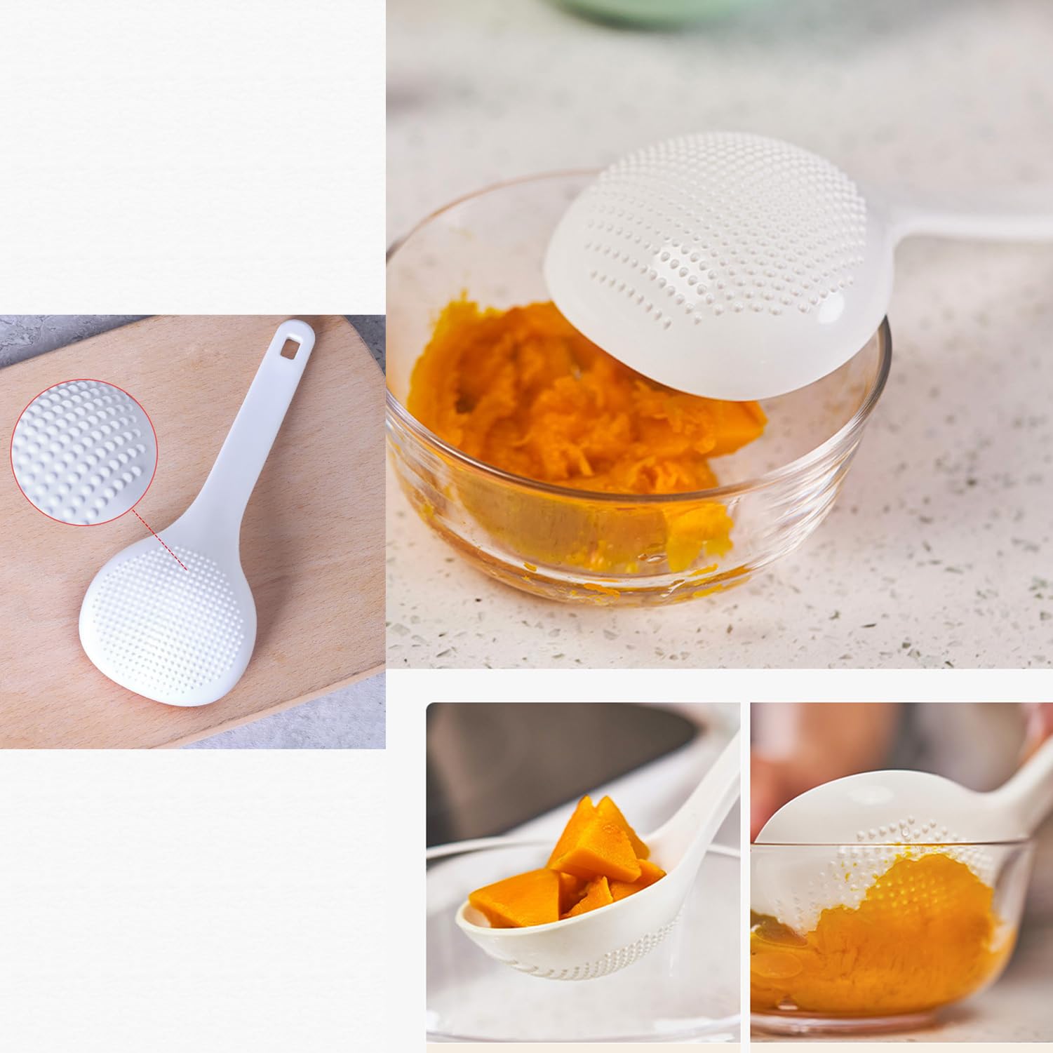 Mxy Plastic Soup Ladle Spoon Small Soup Scoop For Ladling Out Skilly Oatmeal Kitchen Tool