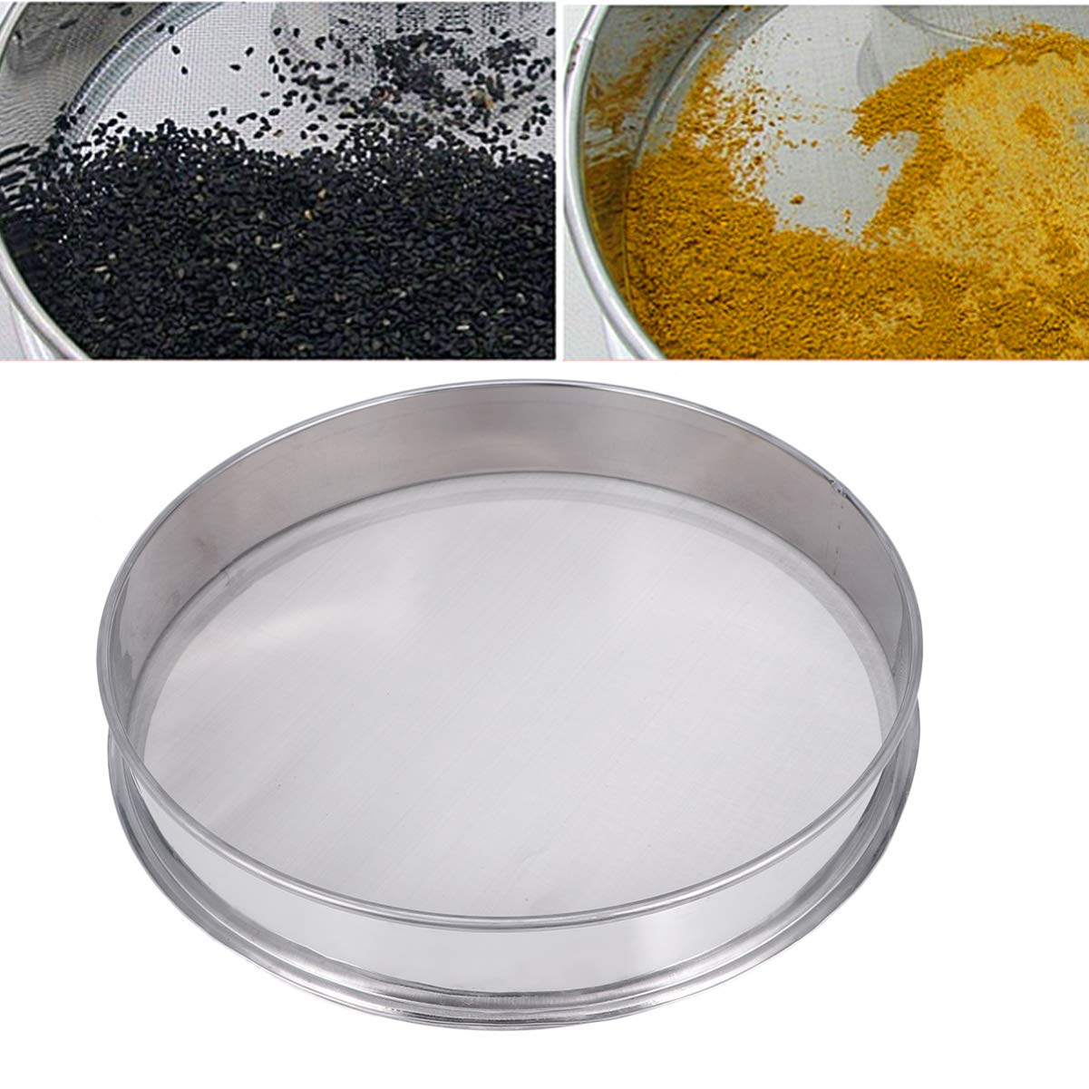 Fine Mesh Sifter Sifter Shaker Extractor 150 Mesh Flour Sifter Sieve Micron Screen Stainless Steel Food Strainer For Home Bakery