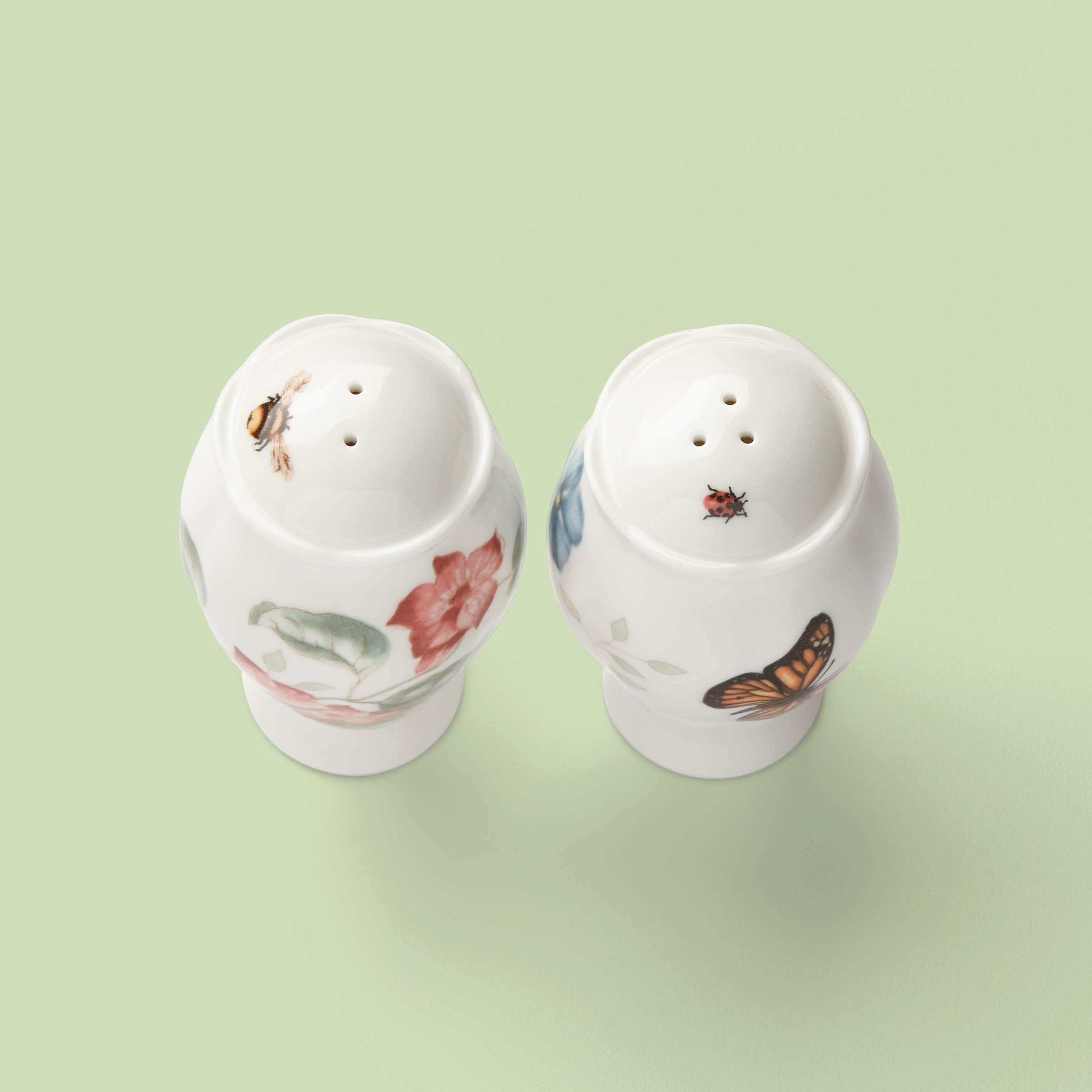 Lenox Butterfly Meadow Salt & Pepper Shakers  0.65 LB  Multi