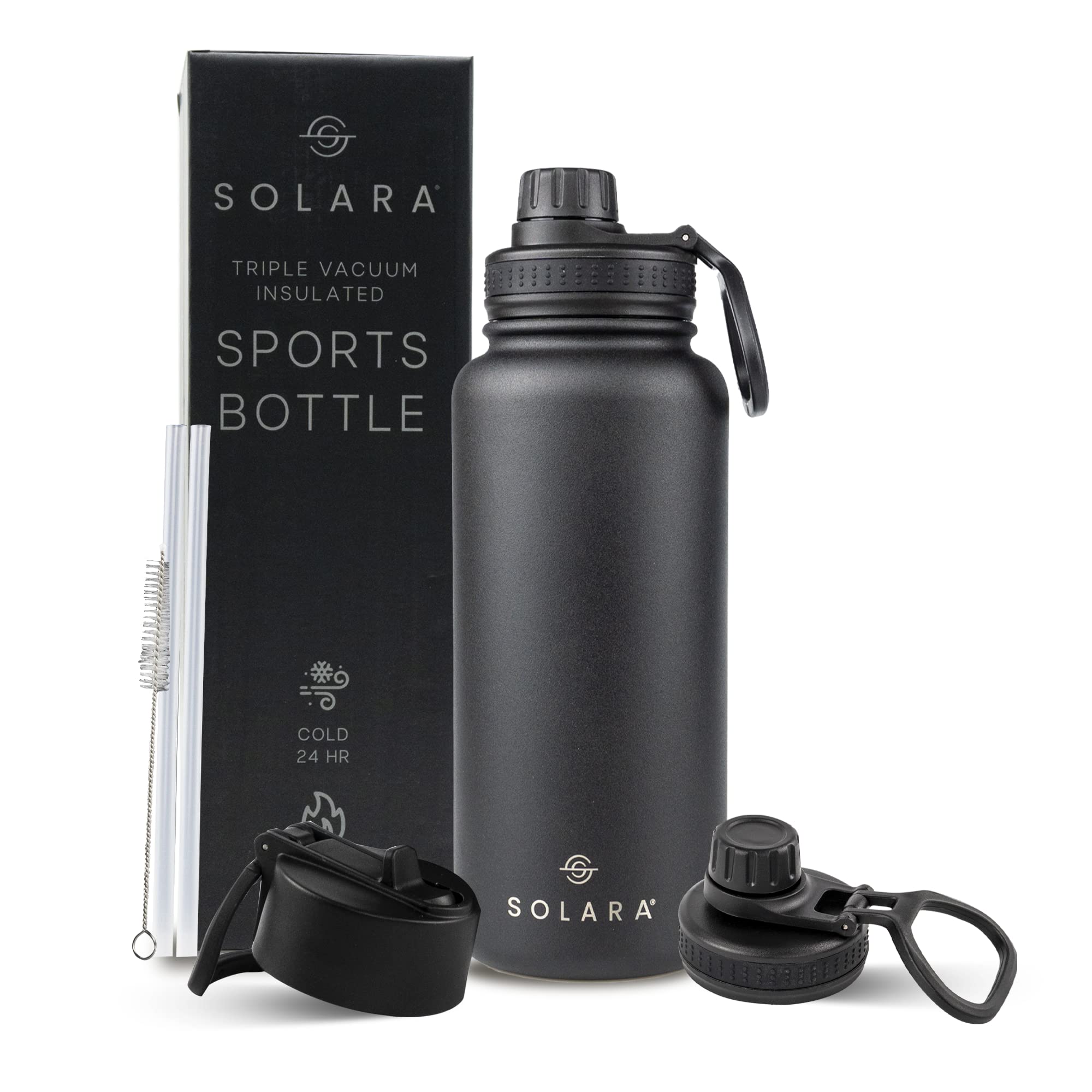 SOLARA Insulated Water Bottle 1000ml, Hot Water Bottle, Thermosteel Water Bottle for Travel, Home, Office, School, Gym, Adults, 