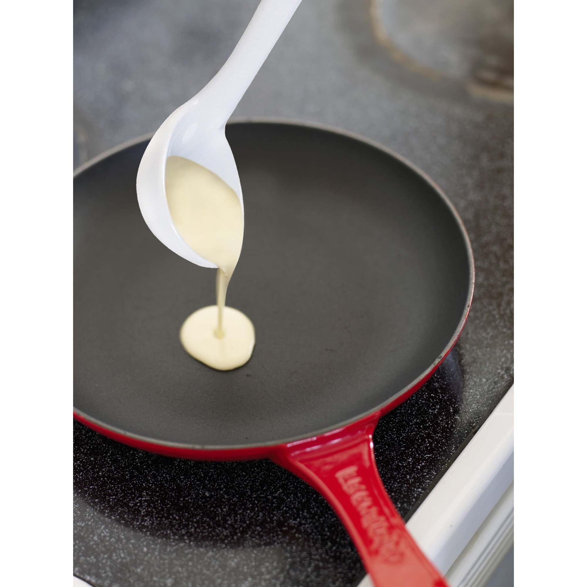 Hic Kitchen Gravy Ladle, Fine White Porcelain, 1-Ounce
