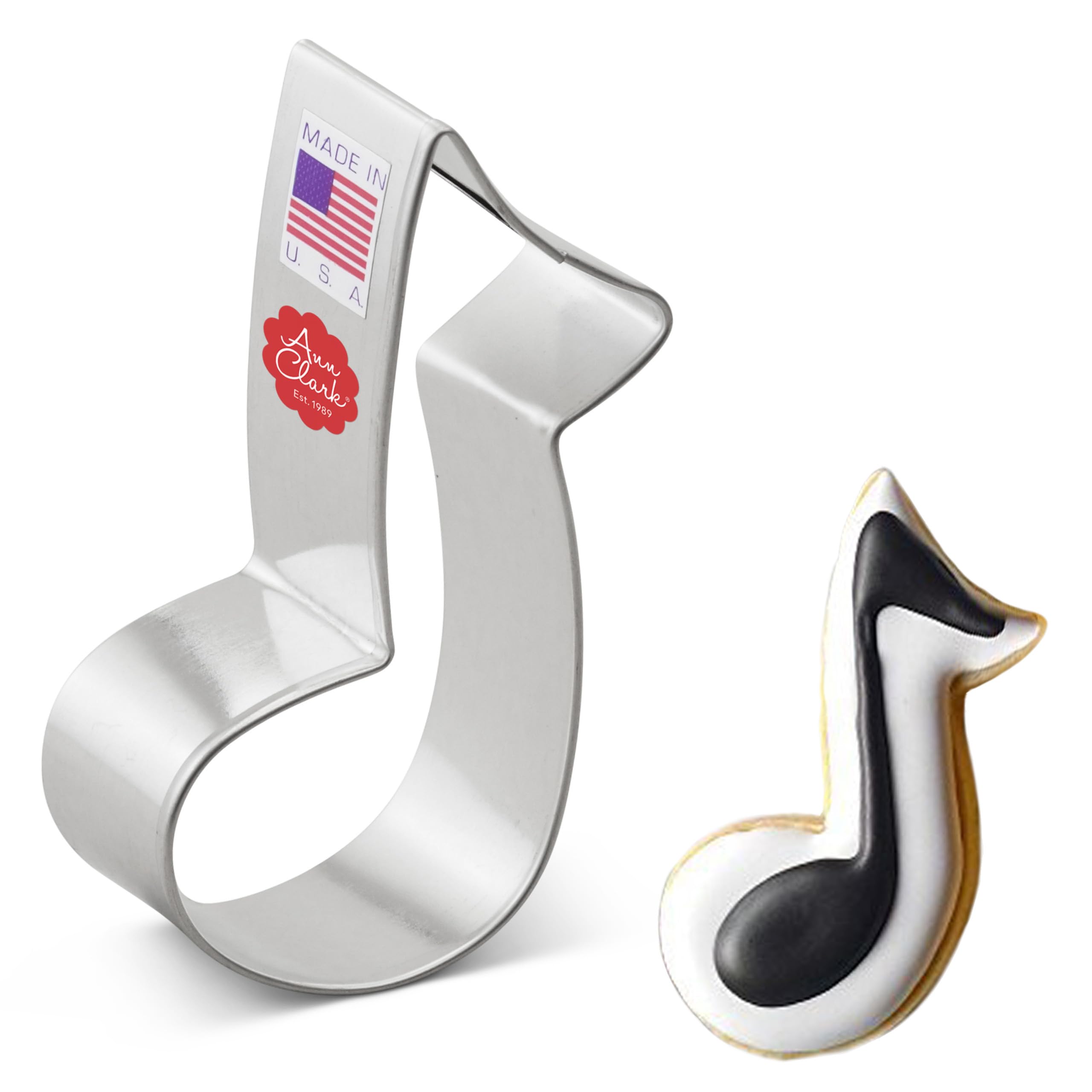 Ann Clark Music Note Cookie Cutter Small 3-1/2 inch Made in USA