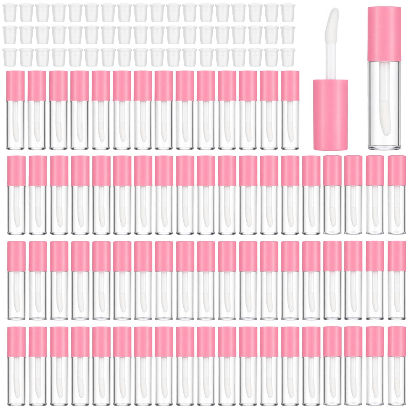 MySHUCE 150Pcs 1.2 ml Empty Lip Gloss Tubes Containers for Lipstick Samples