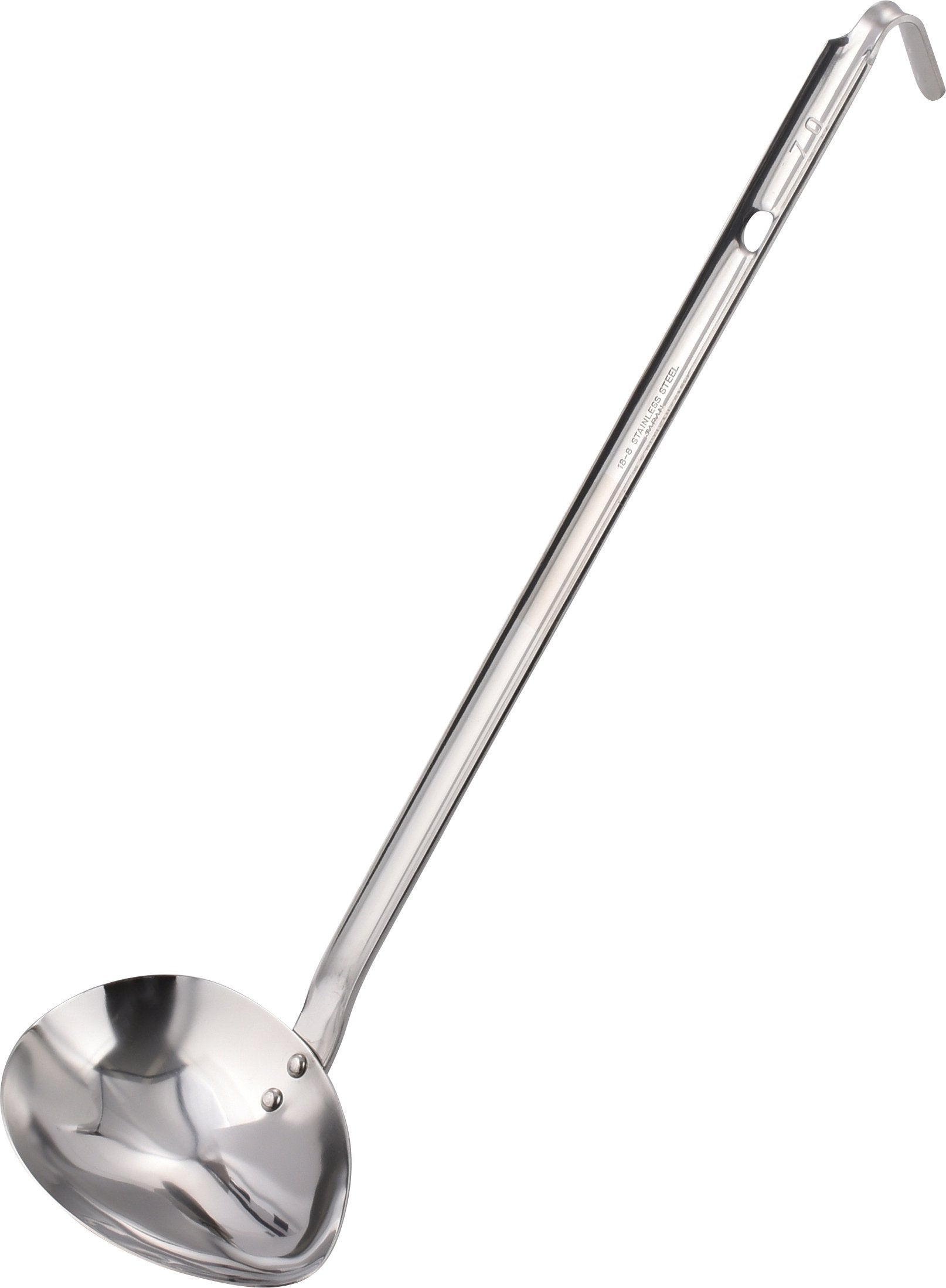Wahei Freiz AD015 Kitchen Tool Ladle Soup Ladle, Ajido, 2.4 fl oz (70 cc), Side Opening, 188 Stainless Steel, Made in Japan