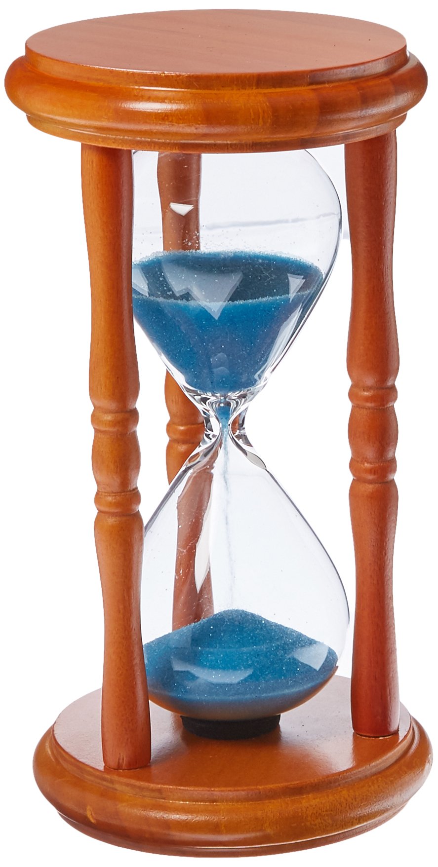 G.W. Schleidt 36005Na-G Sand Timer 5 Mins Blue Sand In Natural Stand, 6-Inch