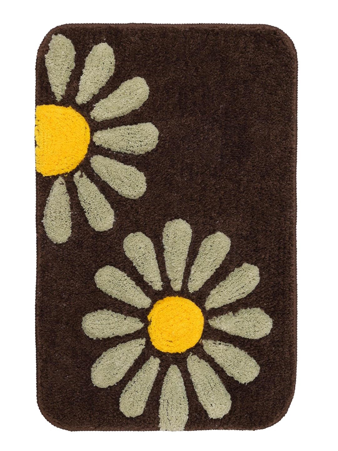 Saral Home Cawo Soft Antiskid Bathmat 1Pc,Brown. 40X60 Cm