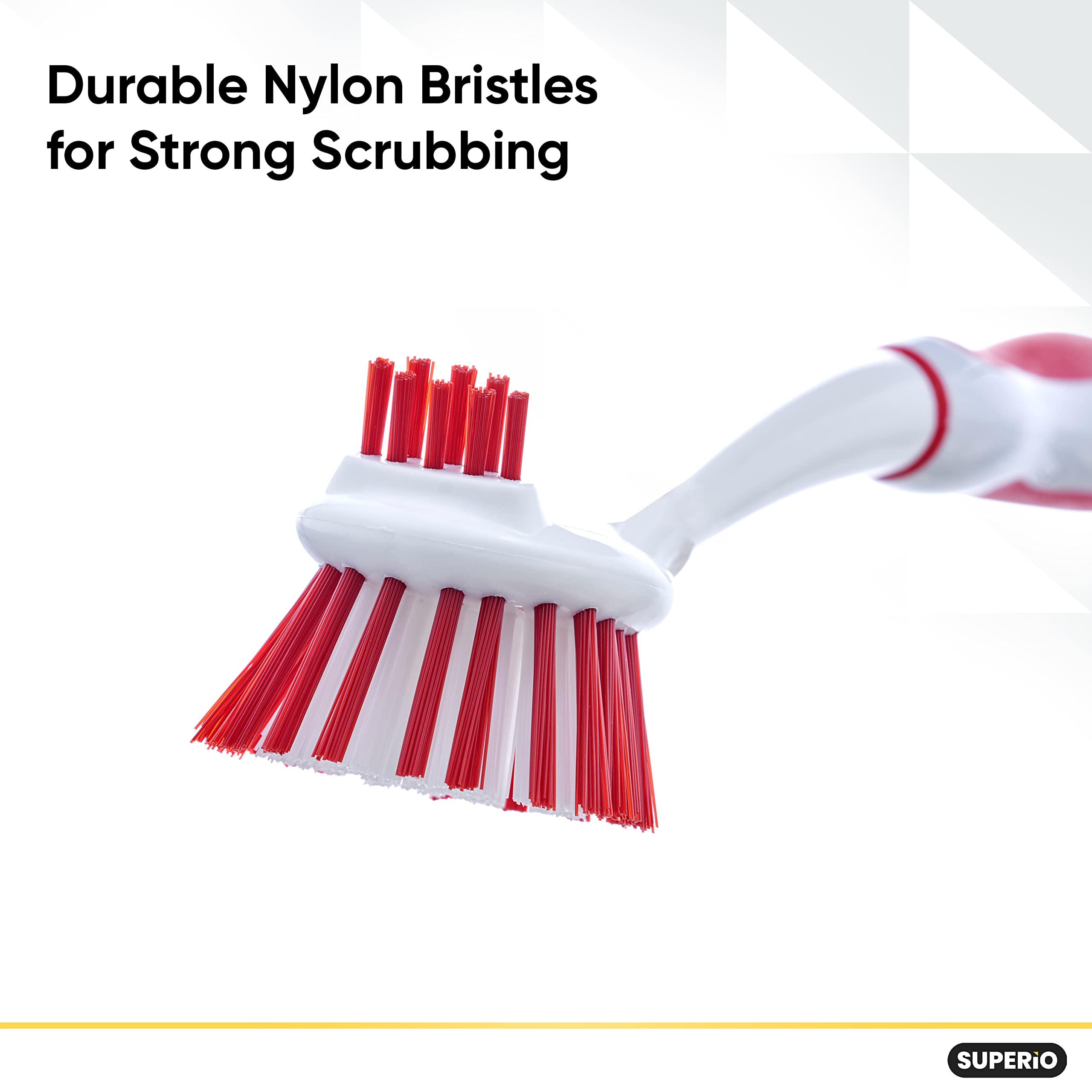 Dish Brush With Handle Vegetable Brush Double Sided Cleaning Brush Scrubber Non Scratch Scrub Brushes Kitchen Brush For Cooking,