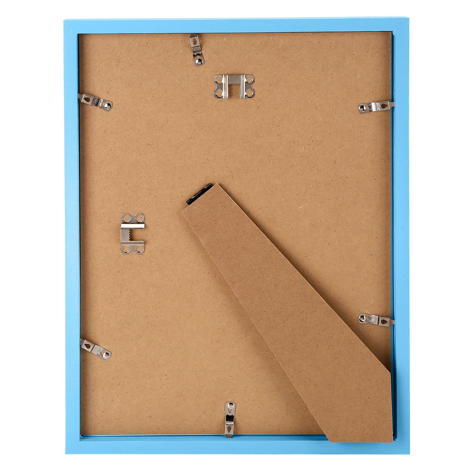 wyooxoo 11x14 Picture Frame Made of Solid Wood Blue Photo Frames Display Pictures 8x10 with Mat or 11x14 Without Mat Colorful Fr