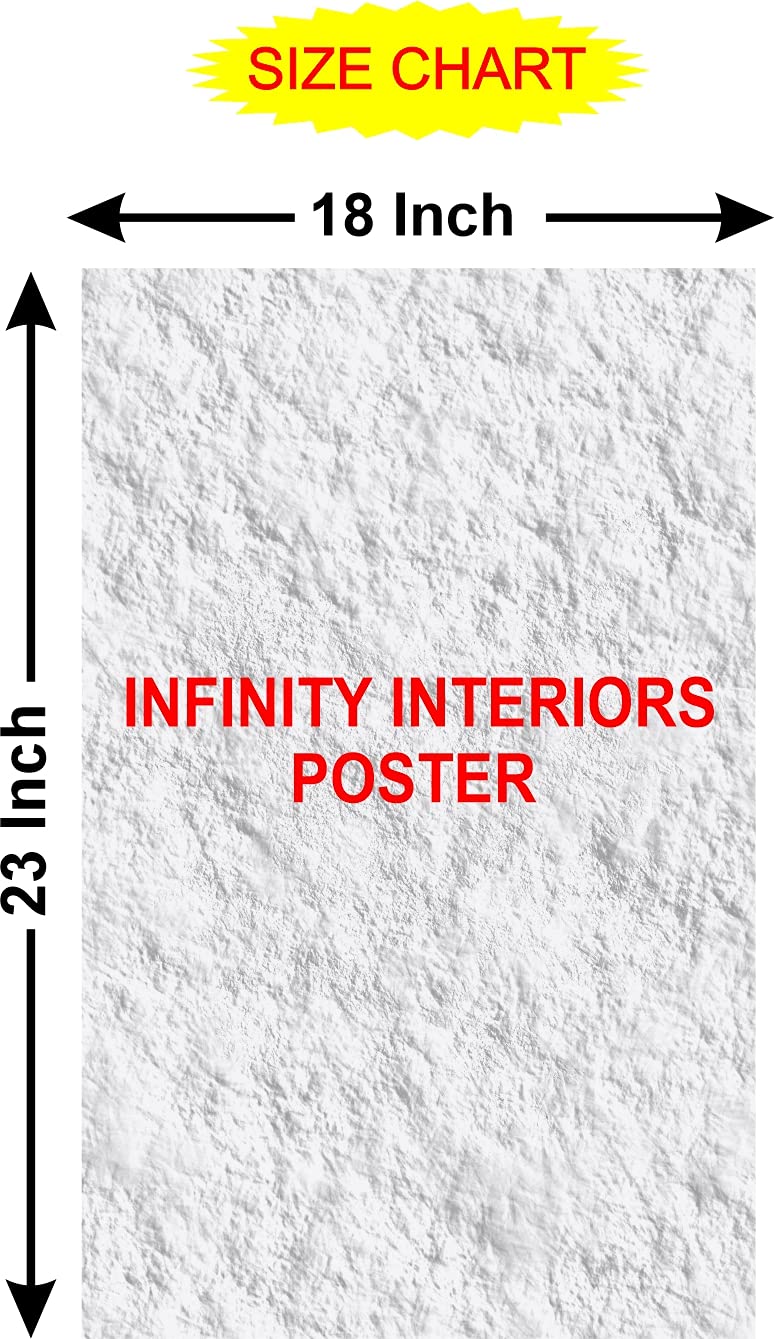 Infinity Interiors Calm Face Lord Buddha 3D Wall Stickers Pvc Self Adhesive Vinyl Wall Poster For Living Room, Hall, Play Room,