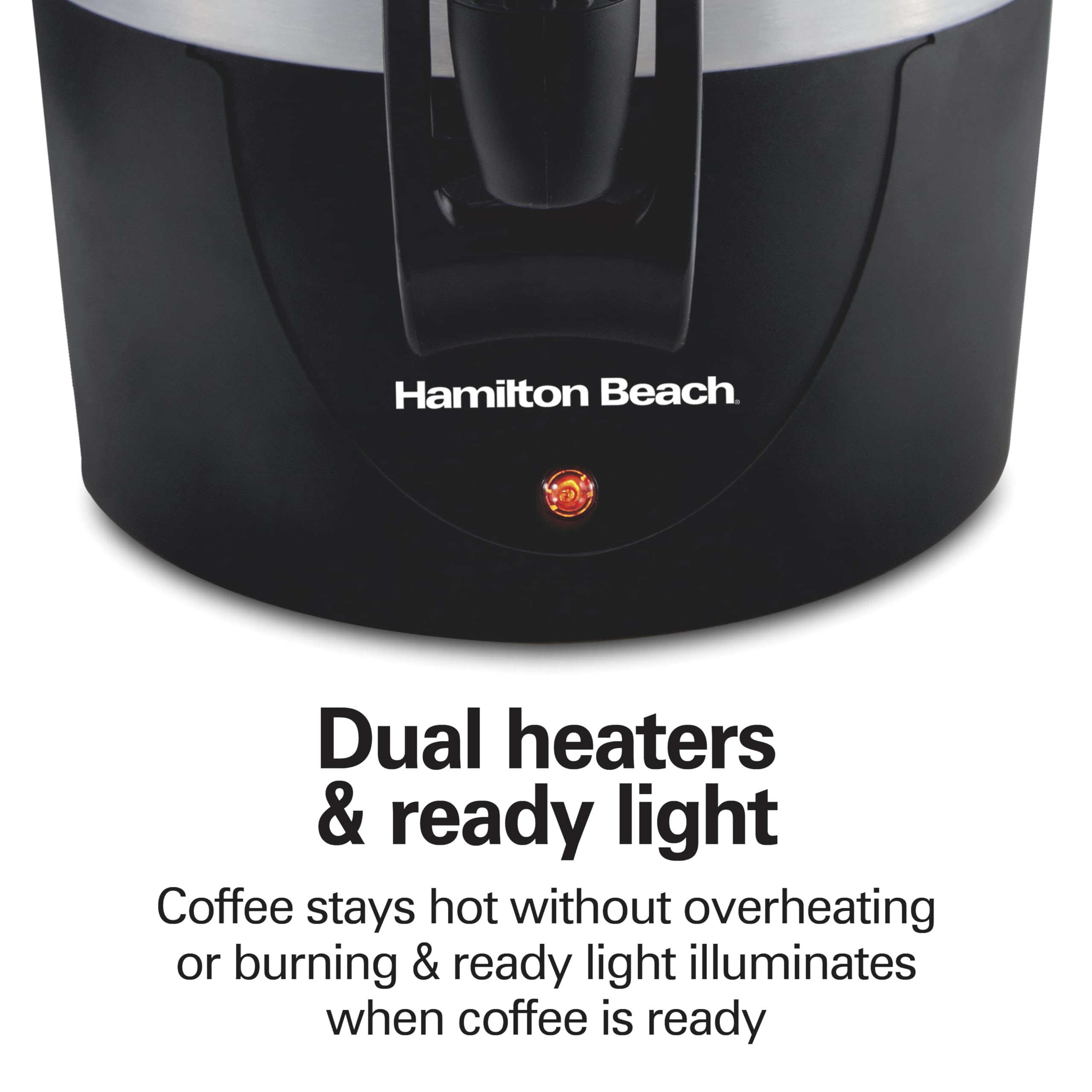 Hamilton Beach 45 Cup Fast Brew Coffee Urn And Hot Beverage Dispenser, 40521