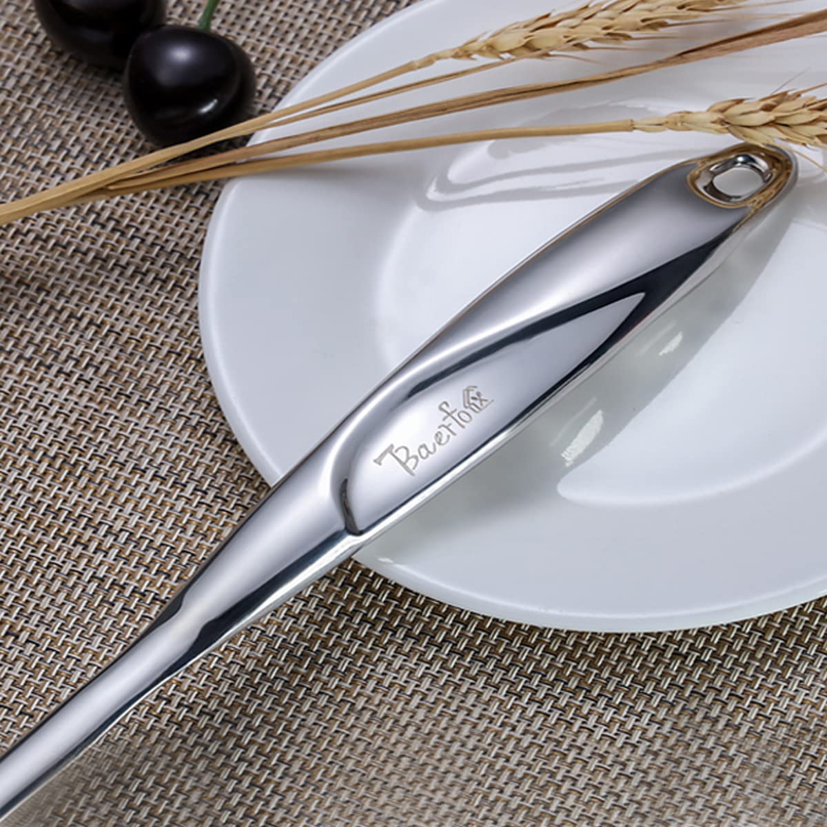 Baerfo High Grade Kitchen Ladle, Soup Ladle,Cooking Ladle For Soup,Heat-Proof Design Of Hollow Handle,Stainless Steel Ladle For