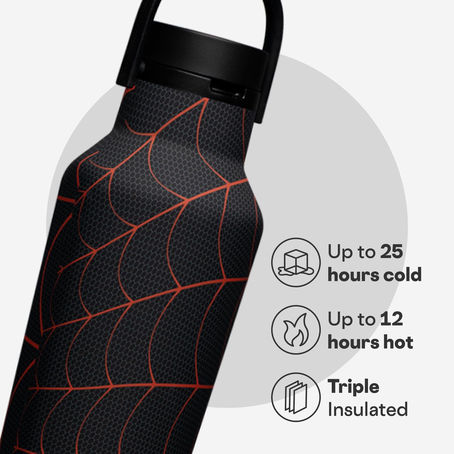 Corkcicle Sport Canteen - Keeps Beverages Cold 25 Hours - Triple Insulated Stainless Steel - Screw-On Lid - Reusable Bottle - Su