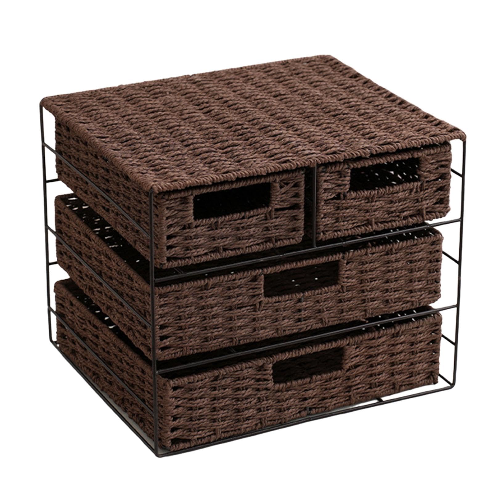Myaddiction Paper Storage Box Drawer Type Home Multiuse For Tabletop Cabinet Living Room