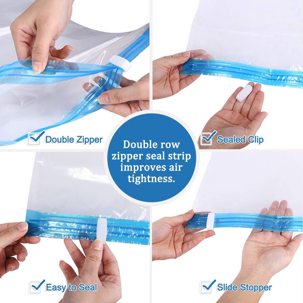 24 Pack The Largest Vacuum Seal Storage Bag Space Saver Jumbo Size Wholesale Deal