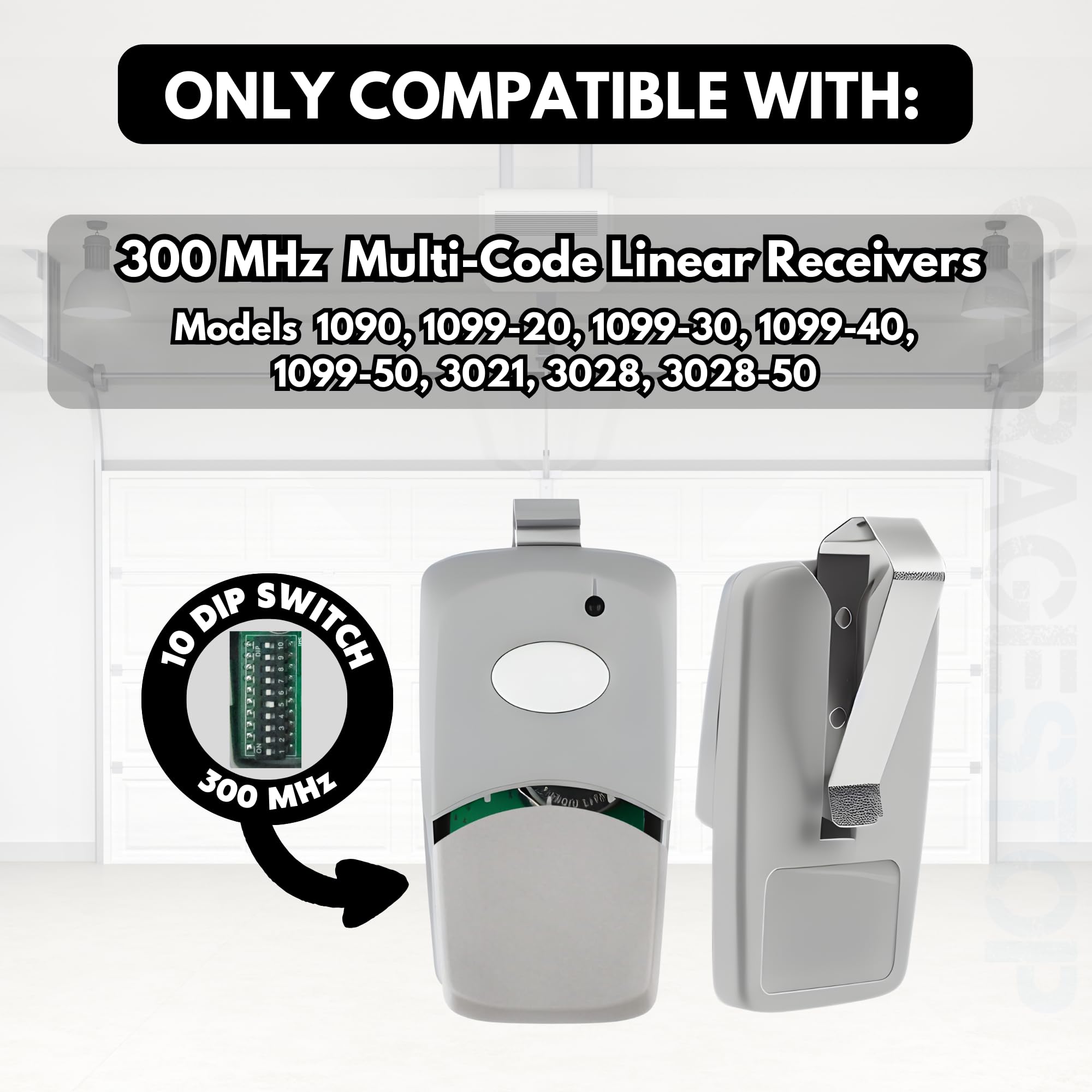 For Linearmulticode Gate Remote Control Opener 1089308930703060