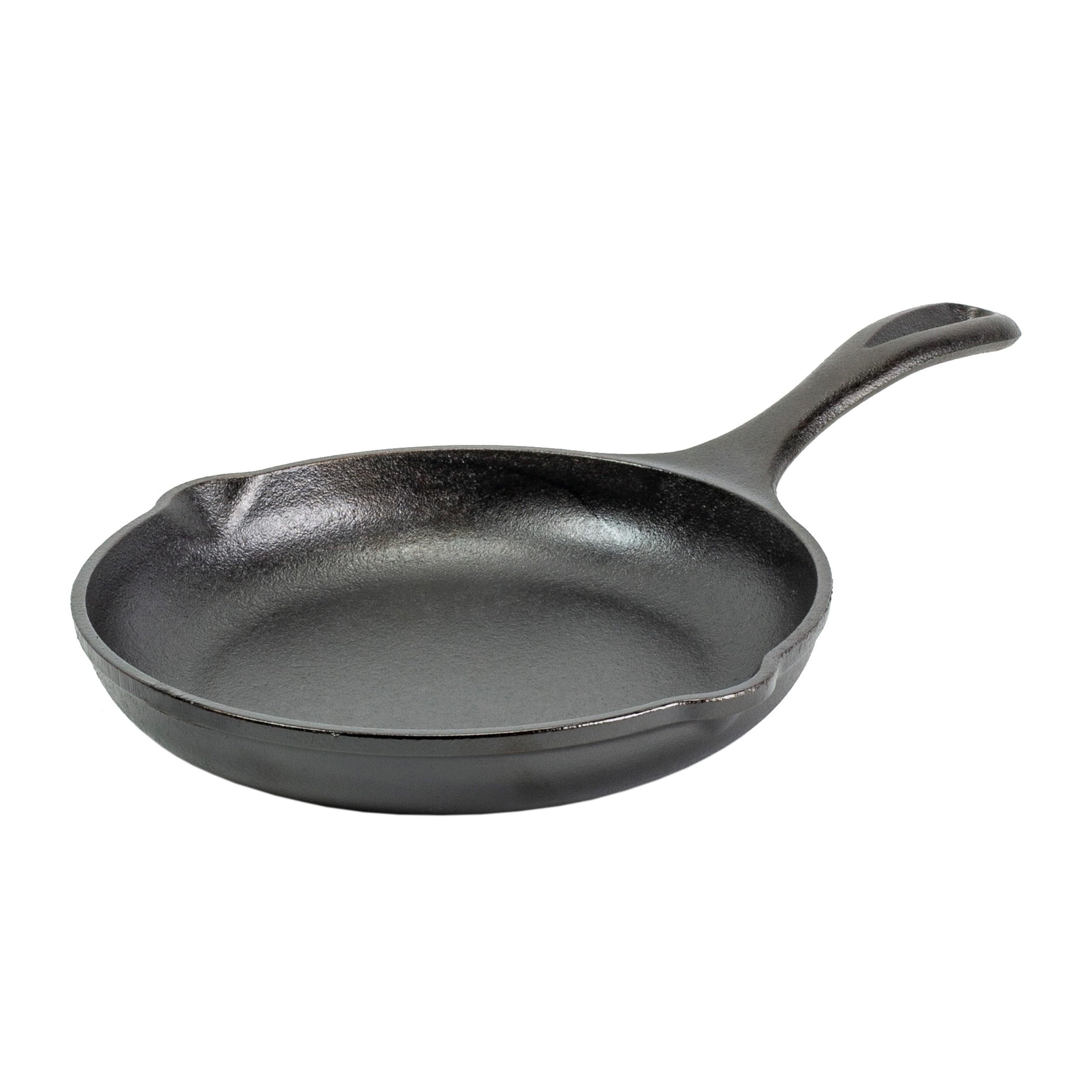 Lodge 8 Cast Iron Skillet  Chef Collection  Perfect Sear  Ergonomic Handles  Superior Heat Retention  Cast Iron Cookware &