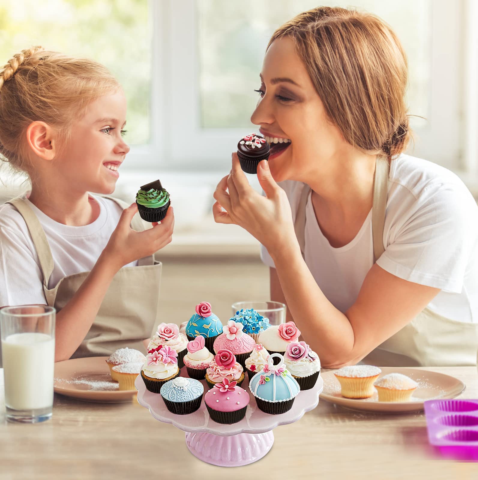 Dreamtop 900 Pieces Mini Cupcake Liners, Brown Mini Muffin Liners Baking Cups Liners Mini Cup Cakes Liners For Baking Chocolate