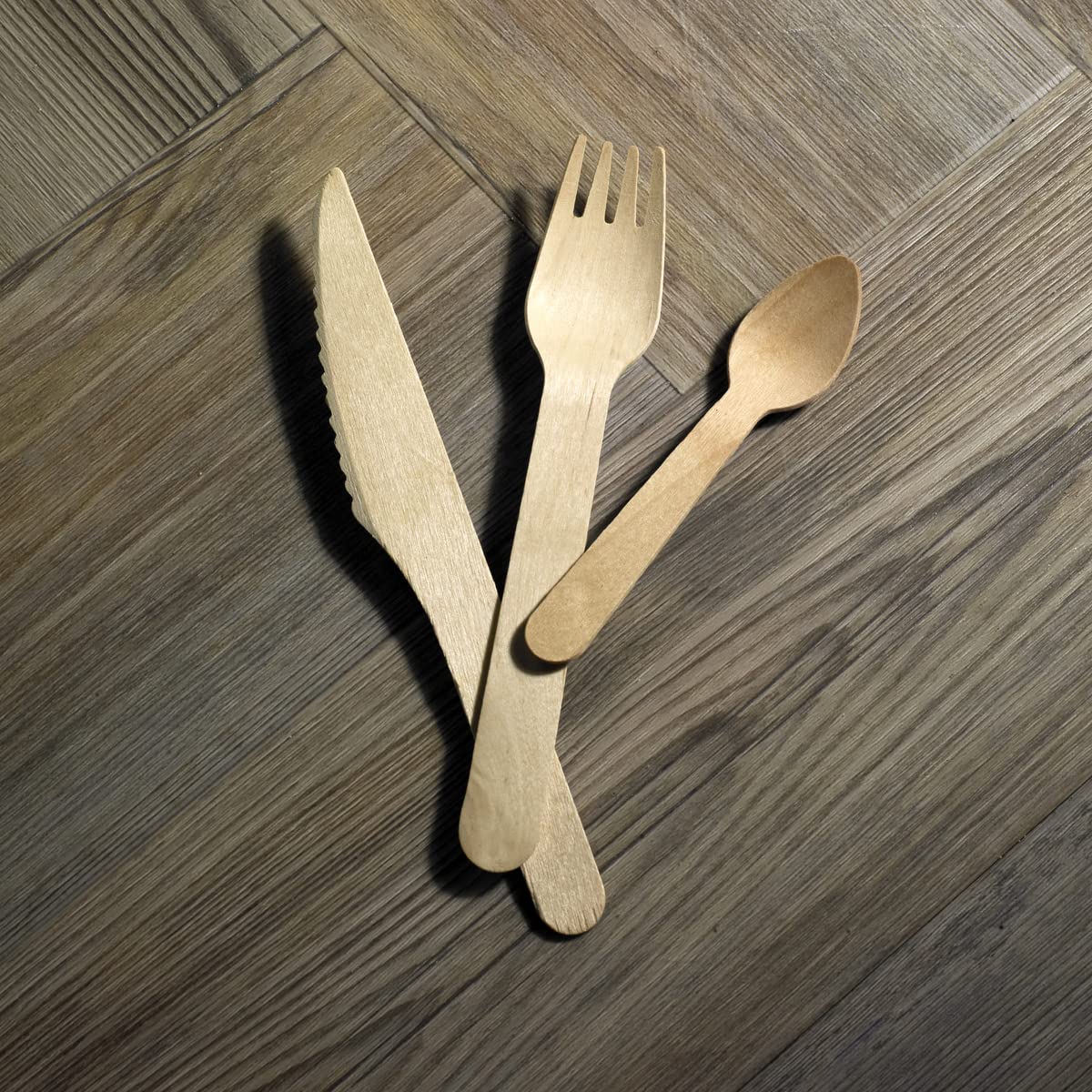 Packnwood 210Cvb1-6.2'' Wooden Forks - Wooden Fork Cutlery - Heat-Resistant - 100% Natural And Compostable Wood - Wooden Forks D