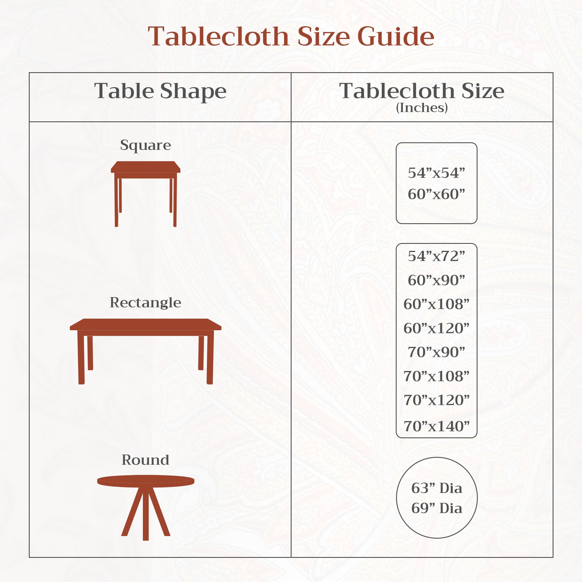 Maison D' Hermine 100% Cotton Table Cover - 69 Diameter Round Decorative Tablecloth - Tablecloths For Dining, Home, Farmhouse