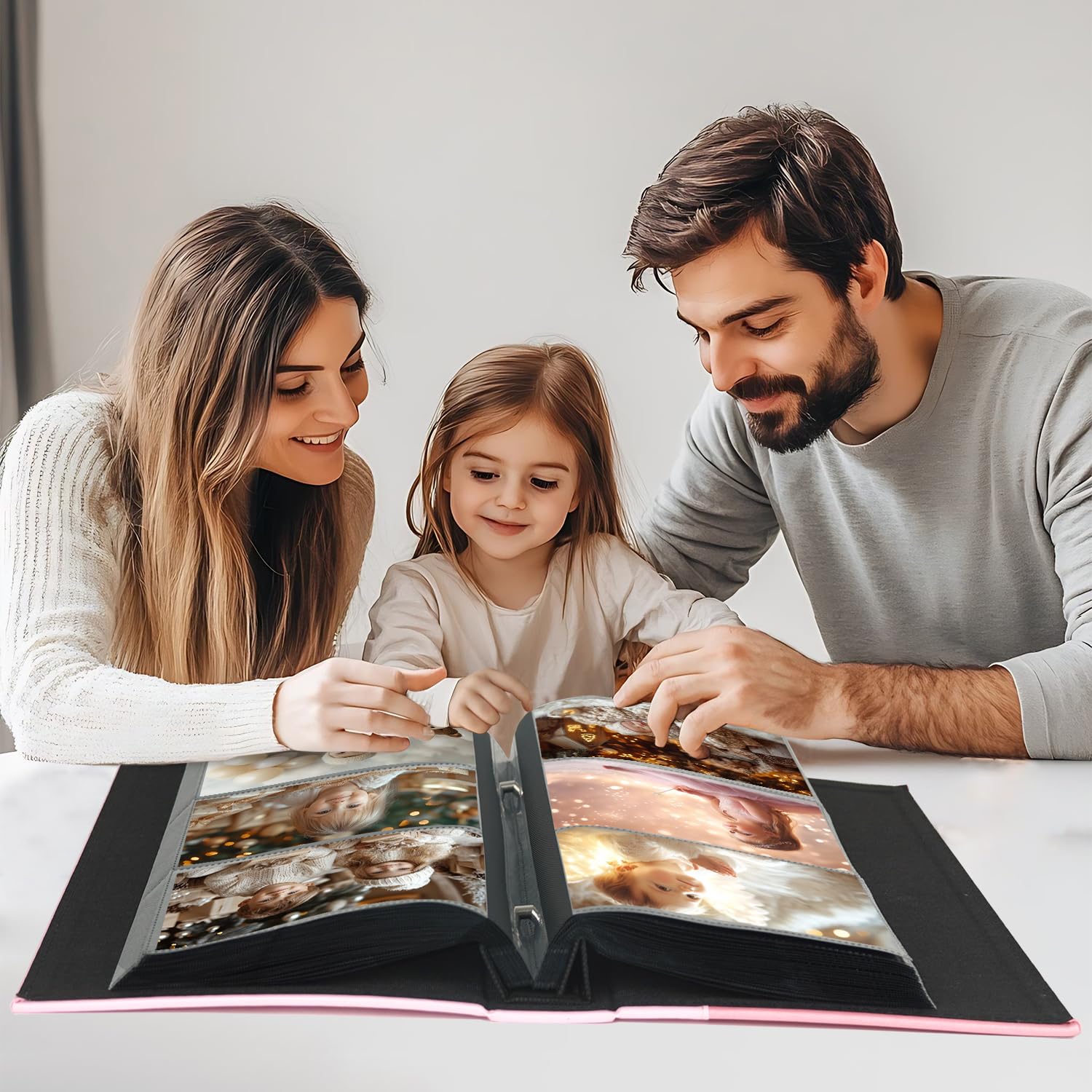 Artmag Photo Album 4x6 300 Photos  Extra Large Capacity Leather Cover Wedding Family Photo Albums Holds 300 Horizontal 4x6 Photos(Brown)