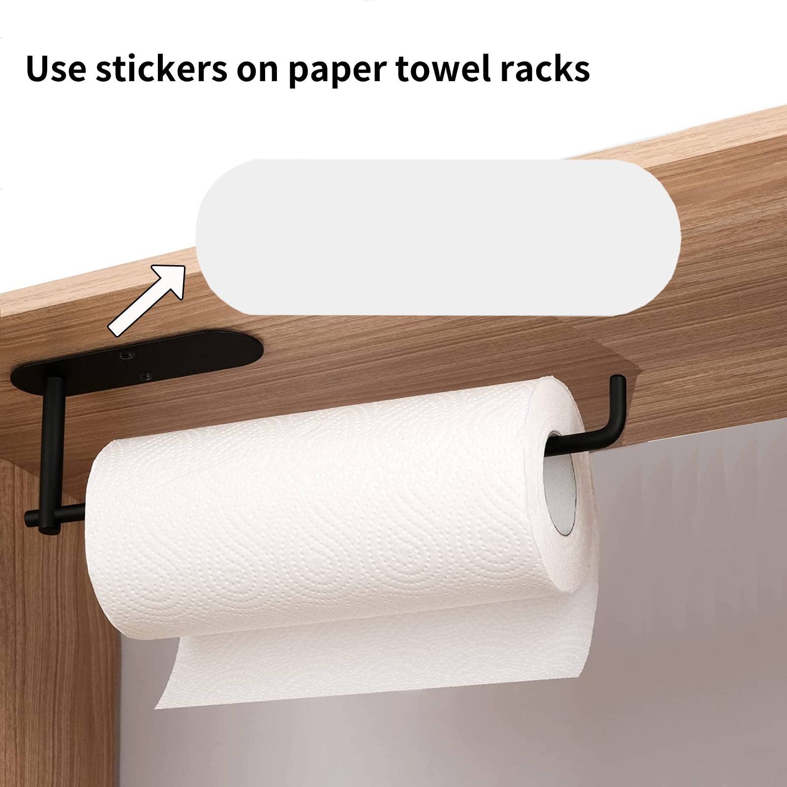 Self Adhesive Strips, Paper Towel Holder Replaces Stickers, Stainless Steel Paper Towels Holder Replace Stickers,Paper Towel Hol