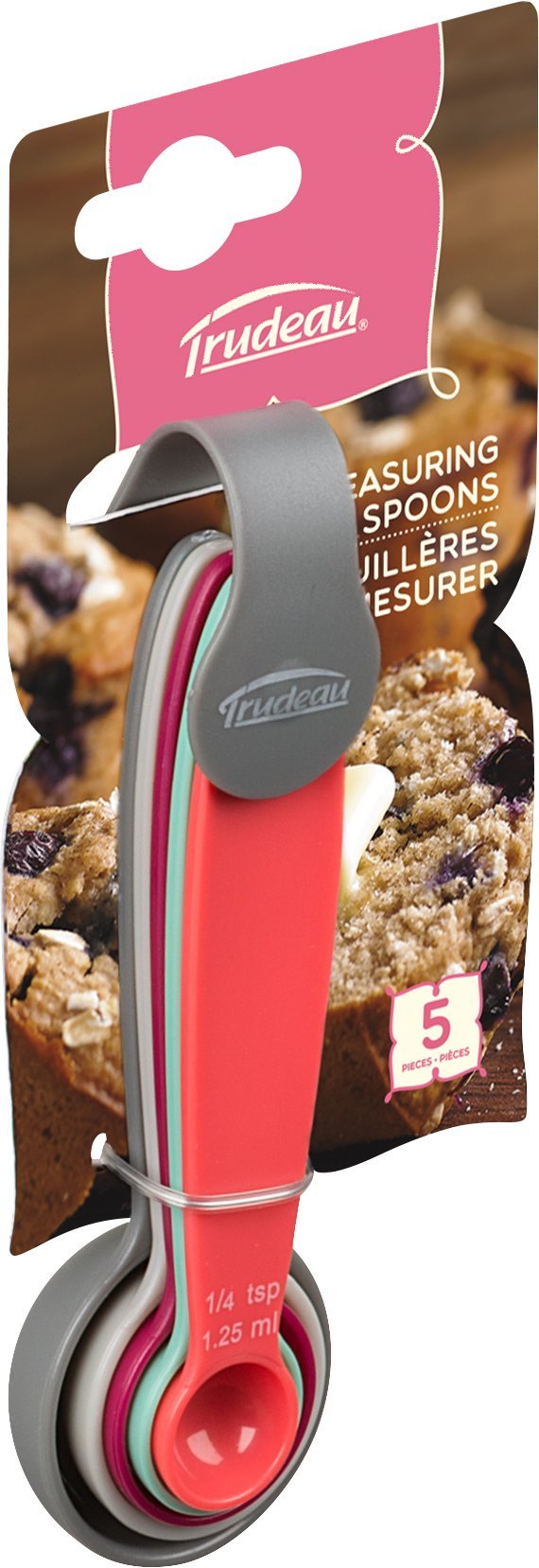 Trudeau Measuring Spoon, Set Of 5, Assorted