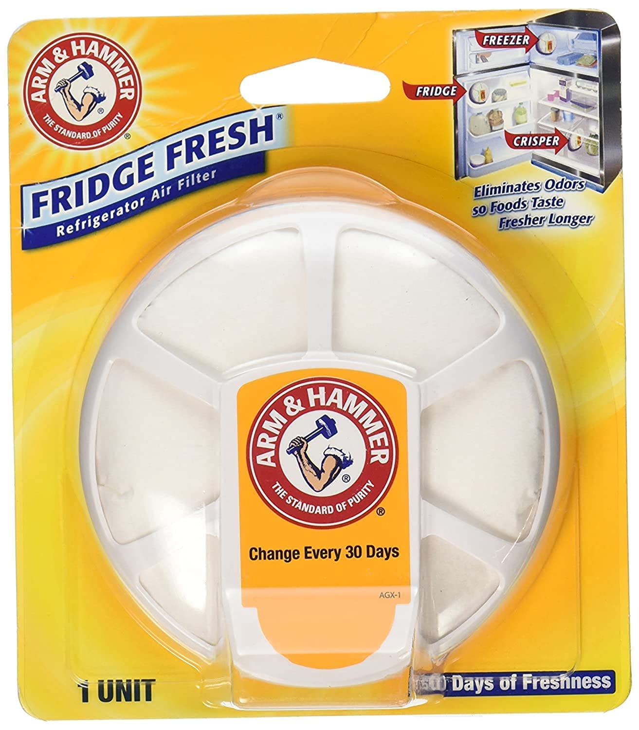Arm And Hammer Fridge Fresh Baking Soda Disc (Pack Of 2) Church And Dwight