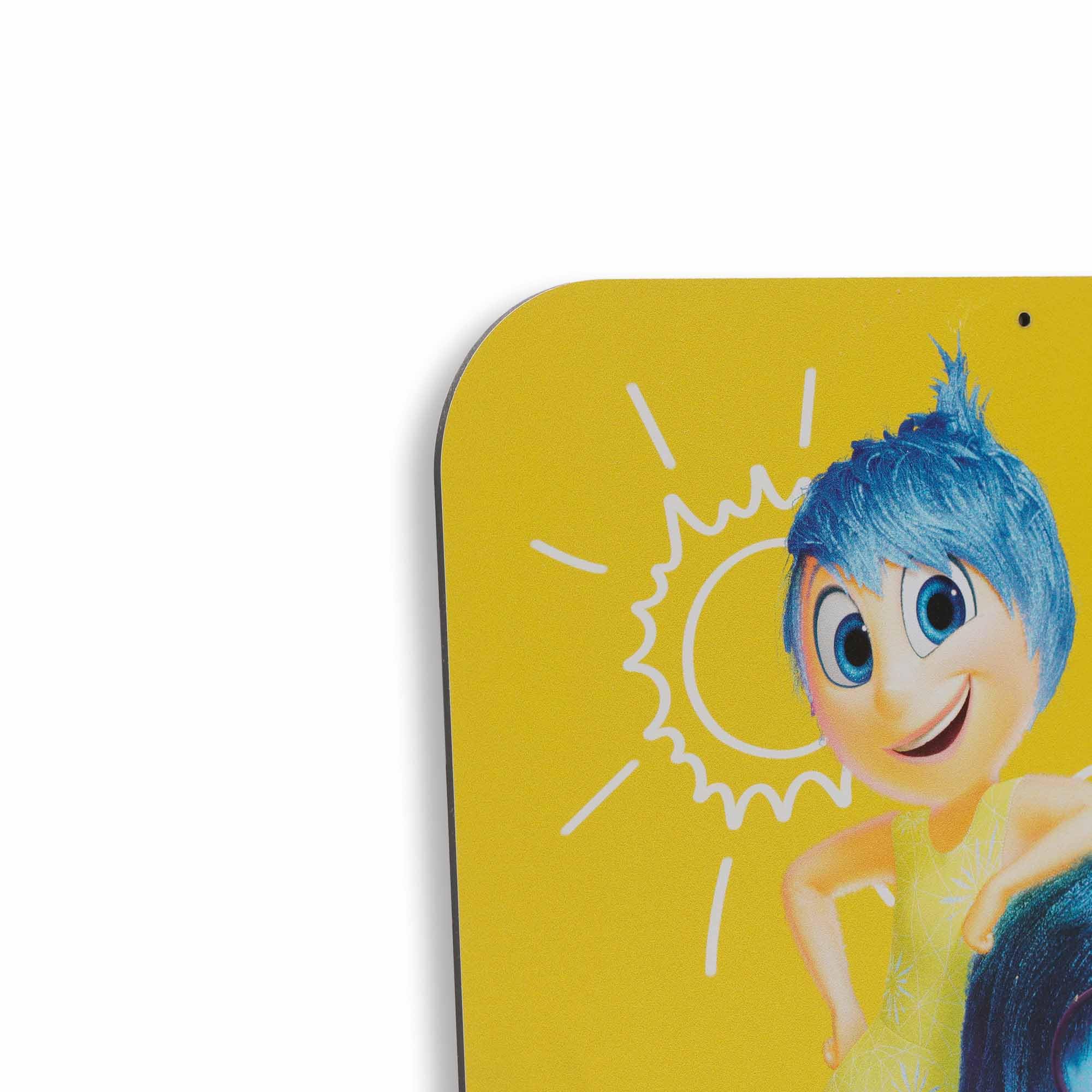Disney Pixar Inside Out 2 Joy and Sadness Friendship Metal Sign - Vibrant Inside Out Wall Decor for Home