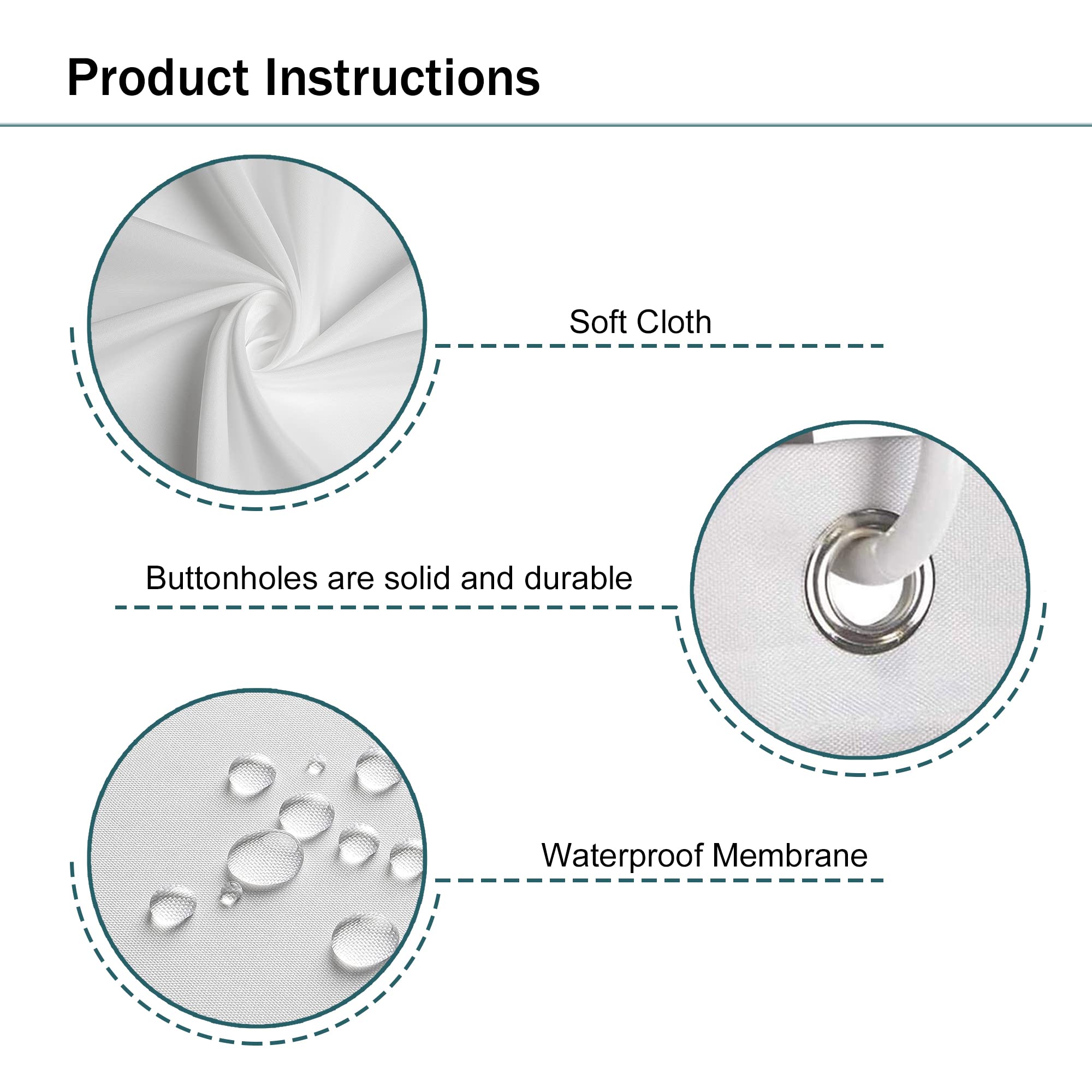 Ufeela Kids Boys Shower Curtain Cartoon Planet Cute Universe Galaxy Space Moon Kid Shower Curtain Bathroom Set Baby Print Cosmos