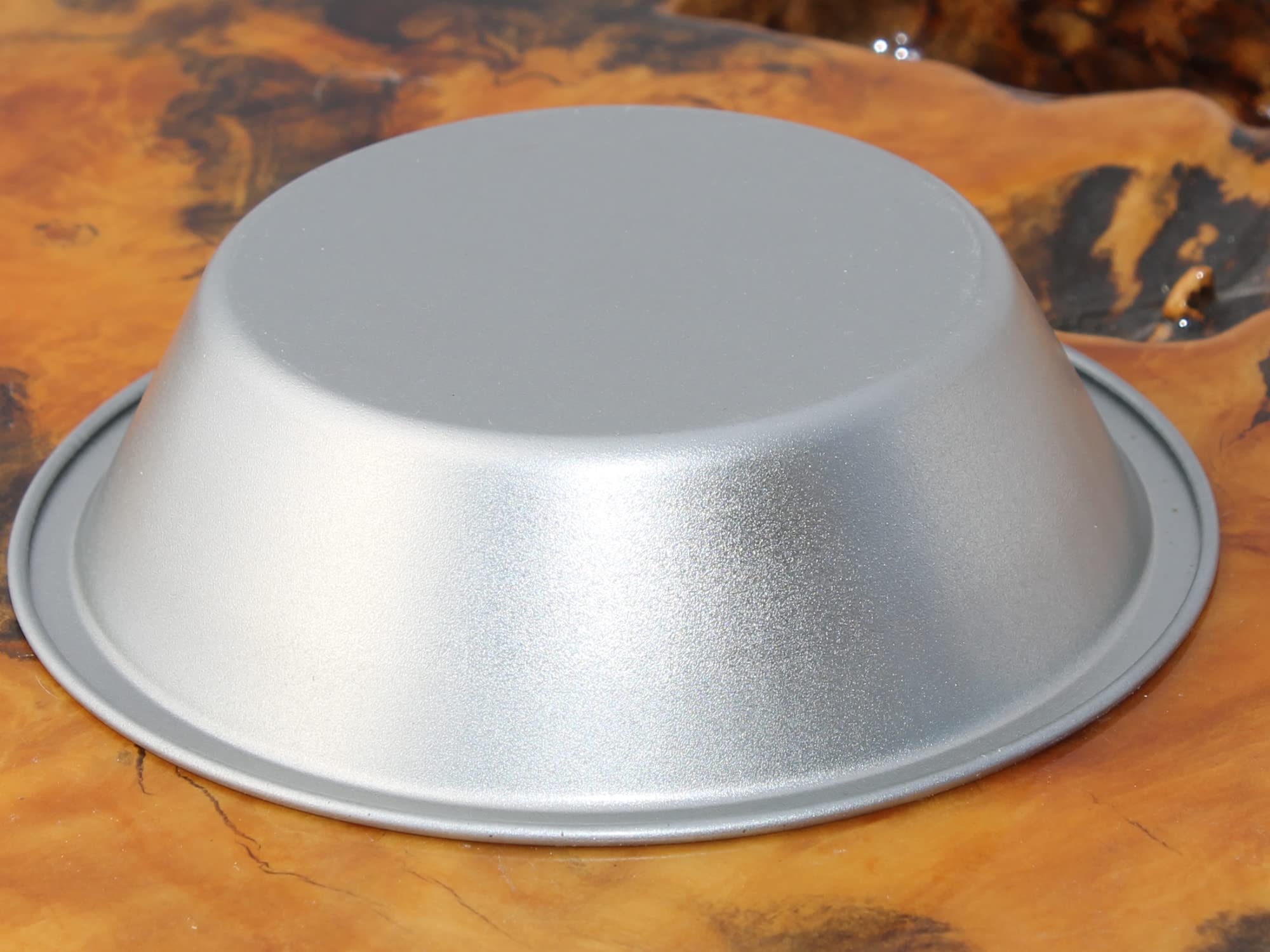 Bosrahl Small Size Tin Pie Pans, Personal Size Tin Plated Steel Pie Baking Pans, Portion Size Quiche Pie Baking Pans, Set Of 4