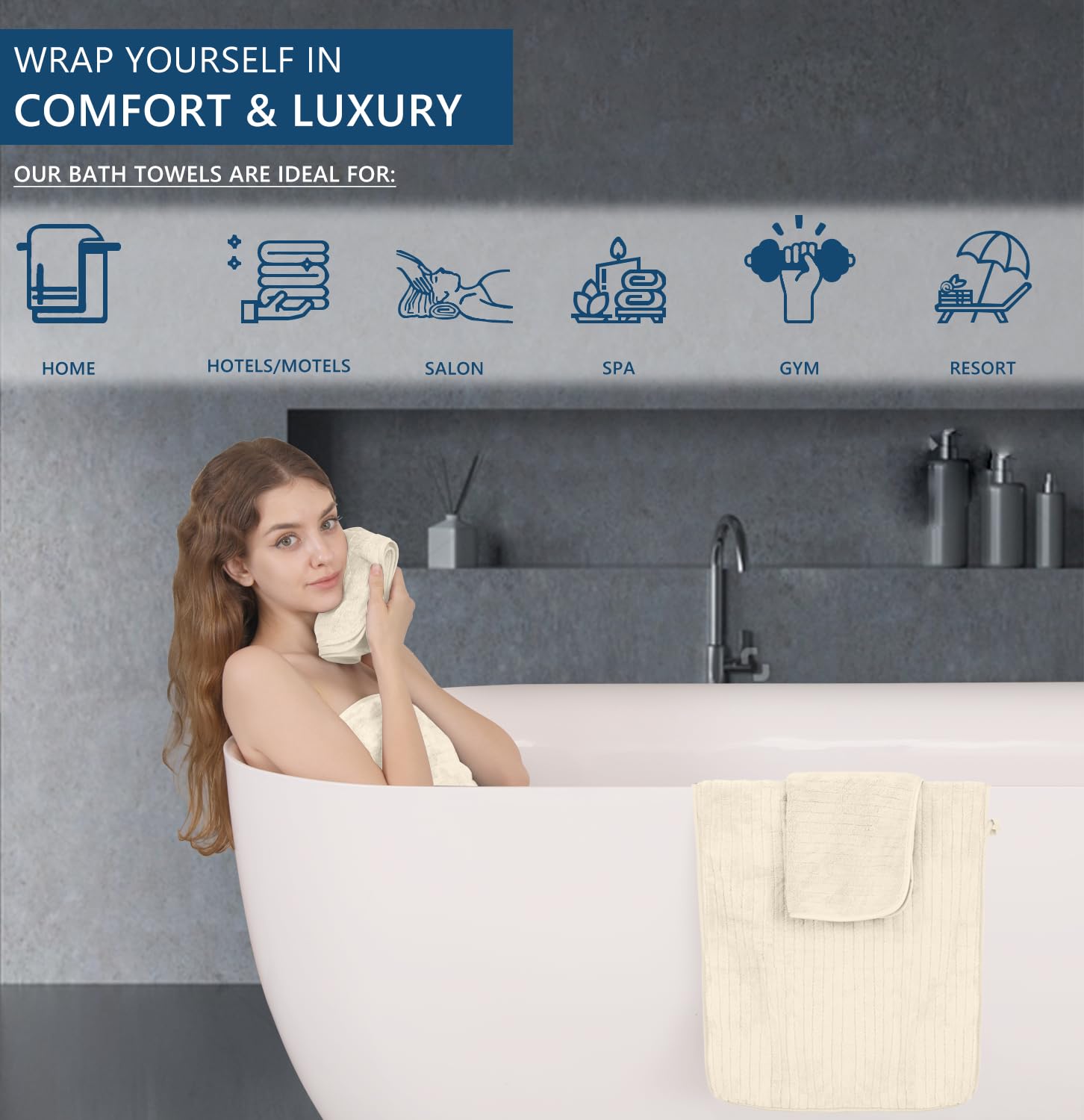 Extra Large Bath Sheet Set Of 4,Ultra Soft Fluffy Towel,35   X 70   Oversized Bath Towel Set,Premium Microfiber Bathroom Towel S