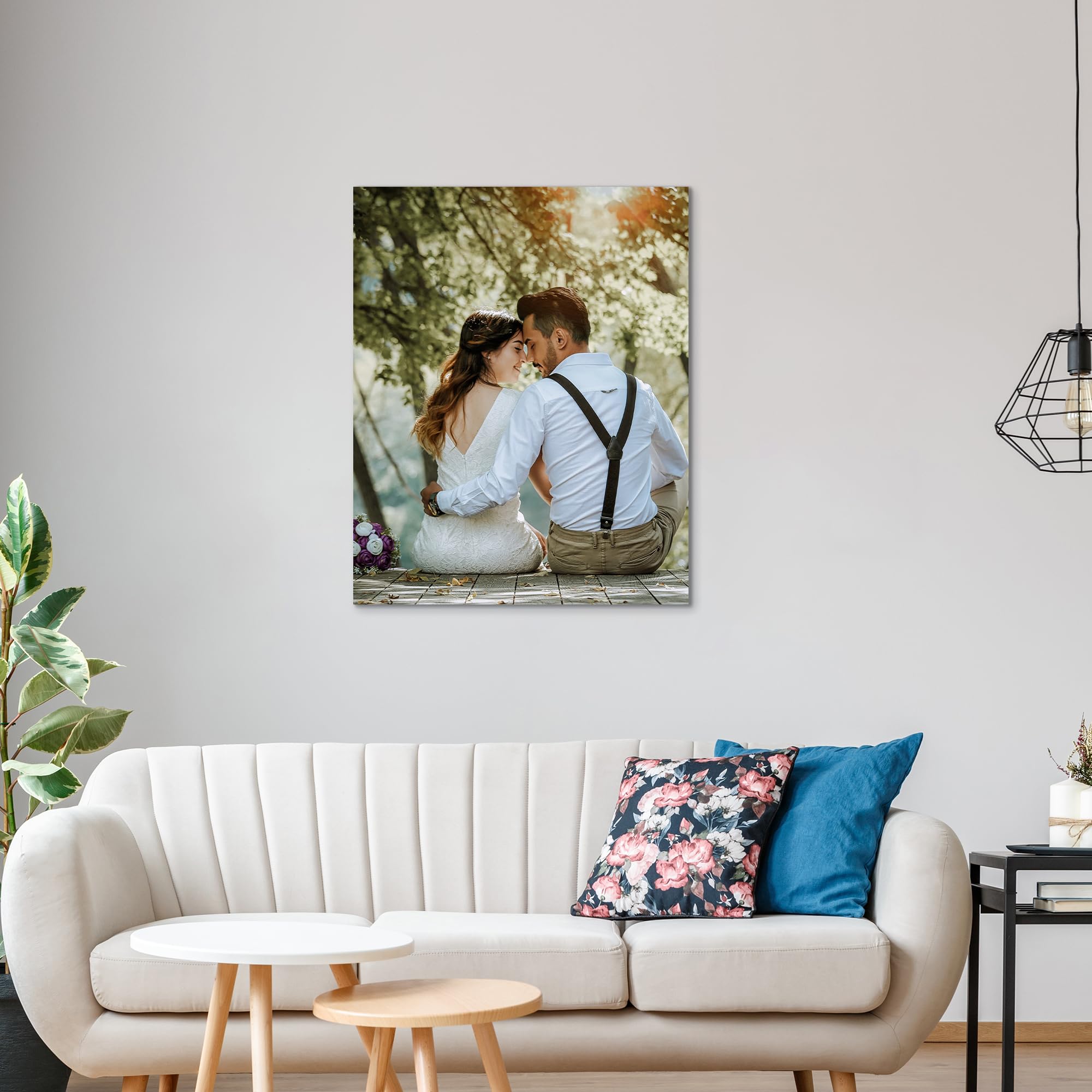 Wega Custom Canvas Prints With Your Photos (Framed 16X24) Upload Your Image/Photo-Custom Personalized Photo Gifts To Canvas,Wall