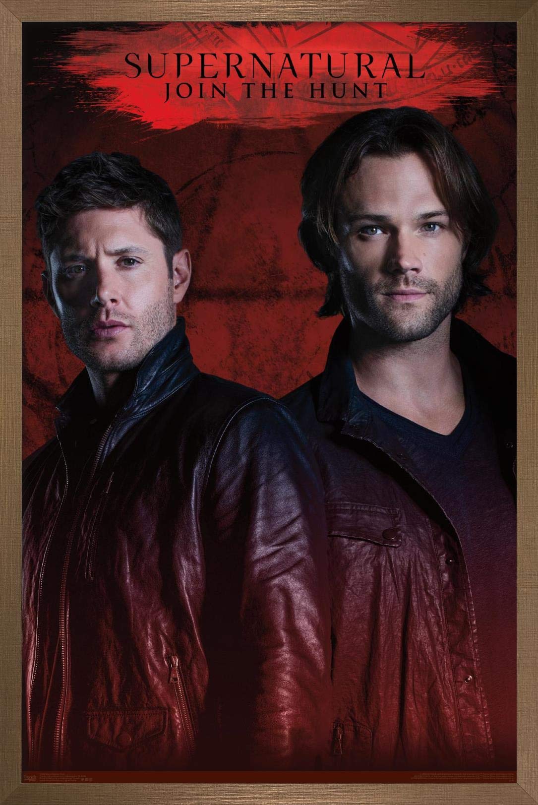 Trends International Supernatural - Red Wall Poster, 22.375'' X 34'', Bronze Framed Version