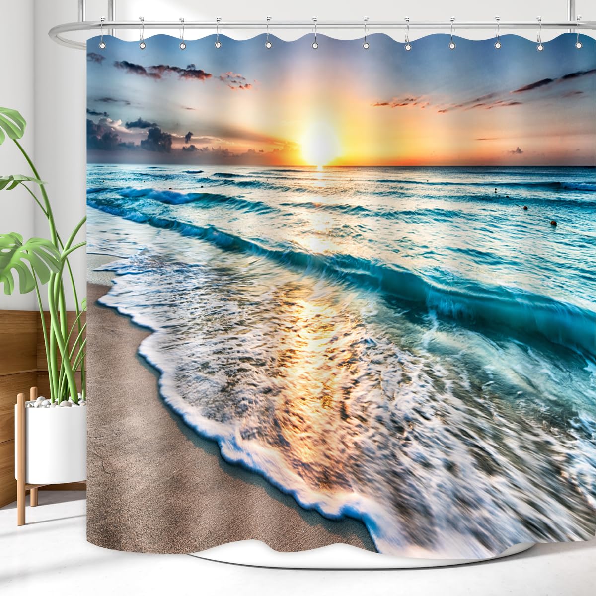 Zxmbf Spaceship Interior Shower Curtain Planet Earth Galaxy Futuristic Science Spacecraft Cabin For Kids Boy Black Home Bathroom