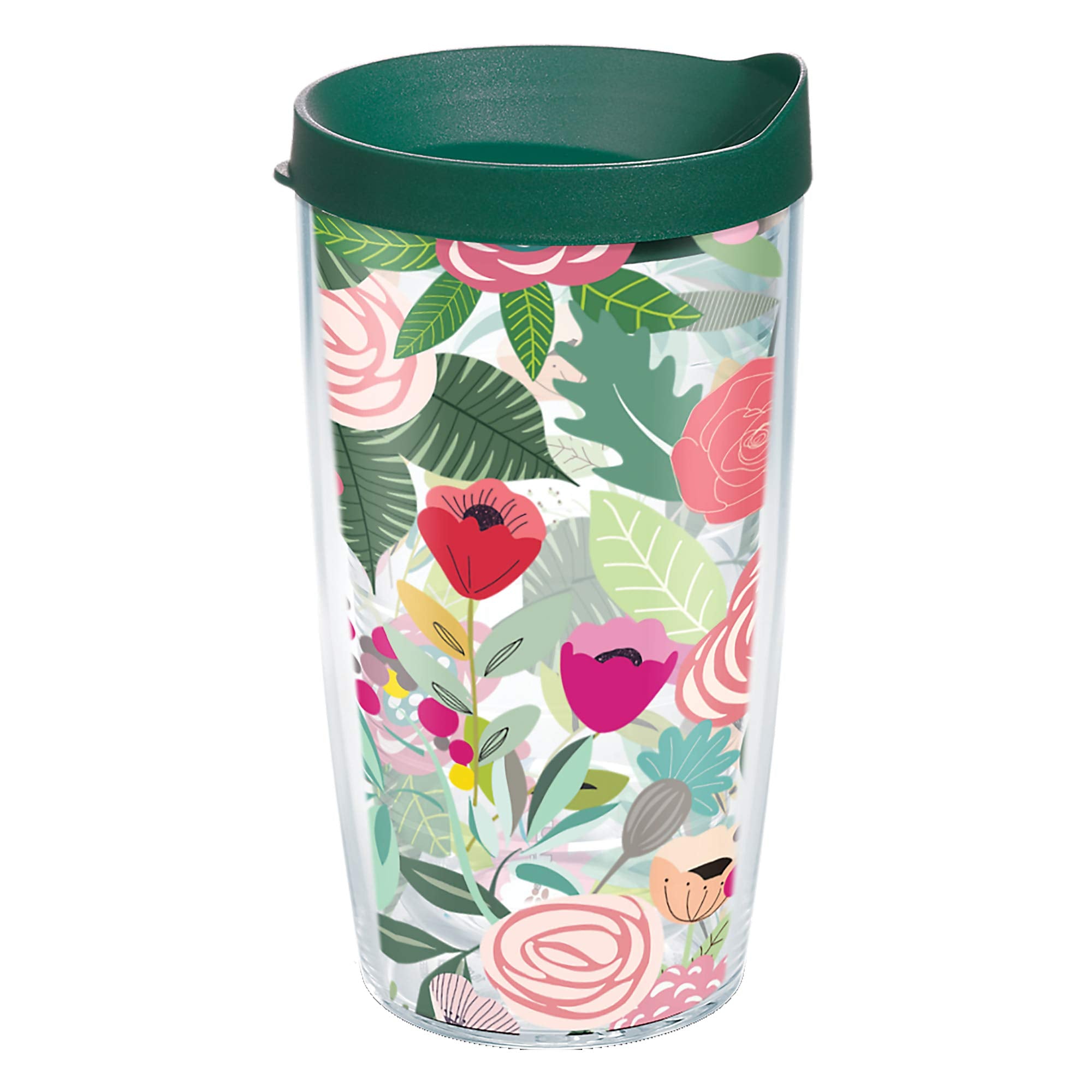 Tervis Brilliant Bliss Collection Made in USA Double Walled Insulated Tumbler Travel Cup Keeps Drinks Cold & Hot, 16oz Classic, 