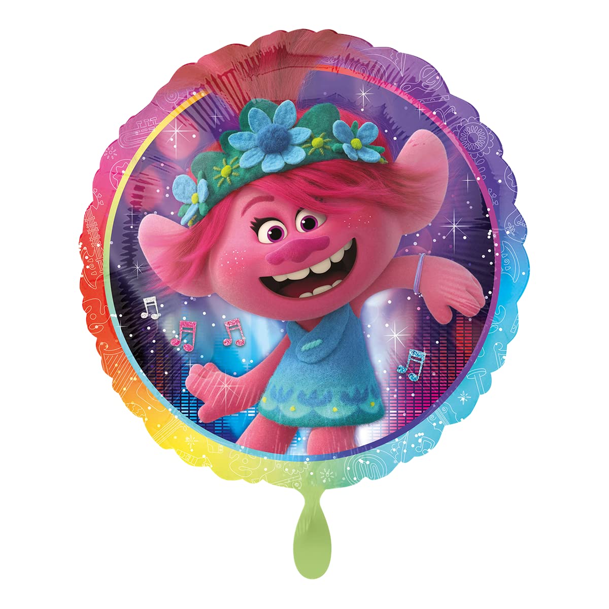 Mayflower 17'' Anagram Trolls World Tour Foil Balloon, Multicolor