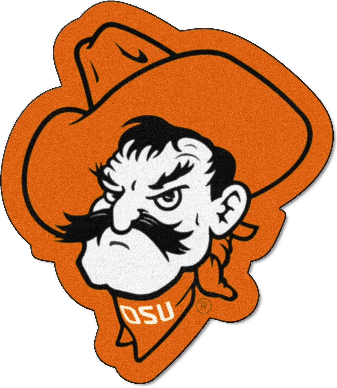 Fanmats 20542 Team Color Oklahoma State Deluxe Mat Mascot Mat/30 x 33.3