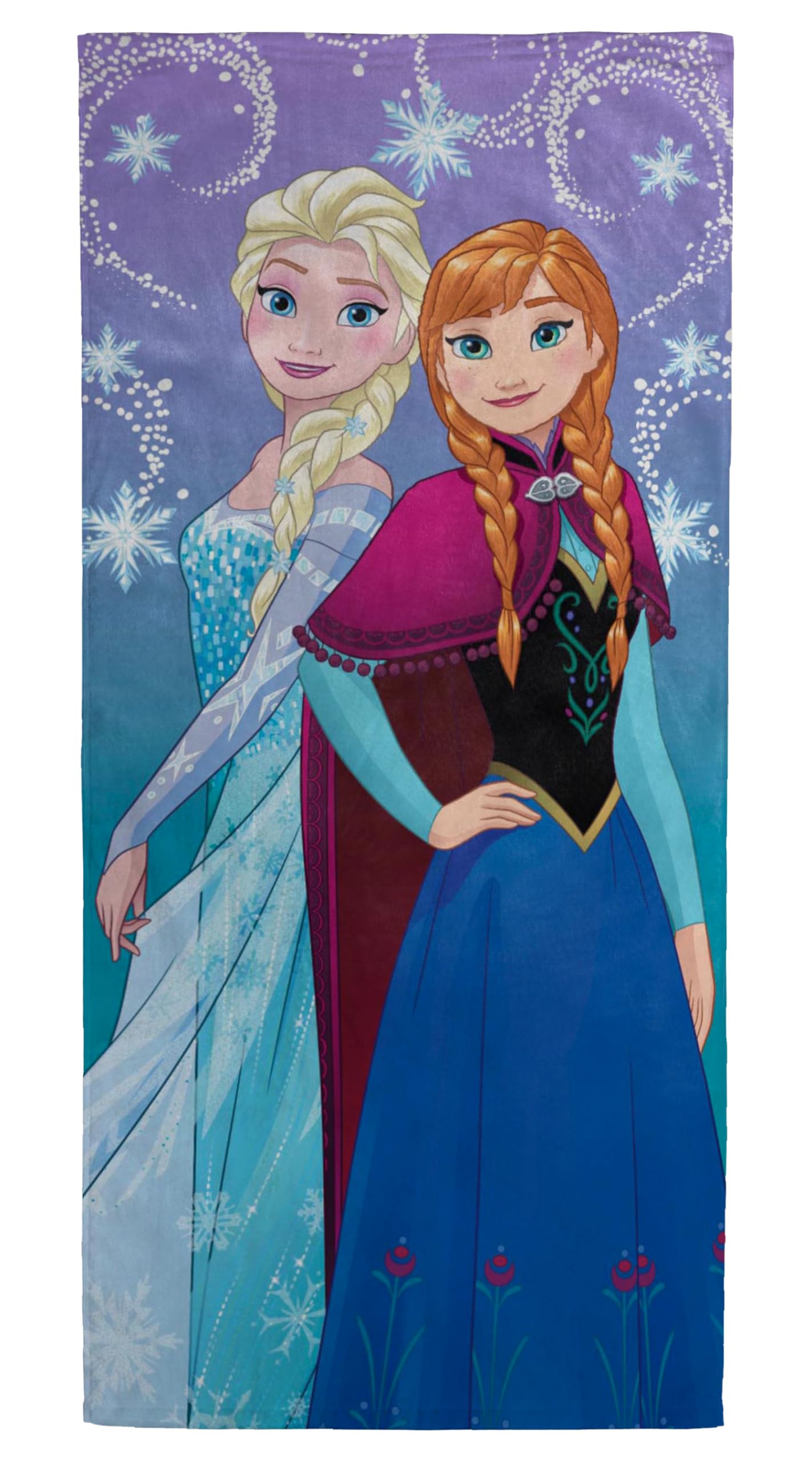 Jay Franco Frozen 2 Snowflake Sister Bath/Pool/Beach Towel, Multi 28    X 58