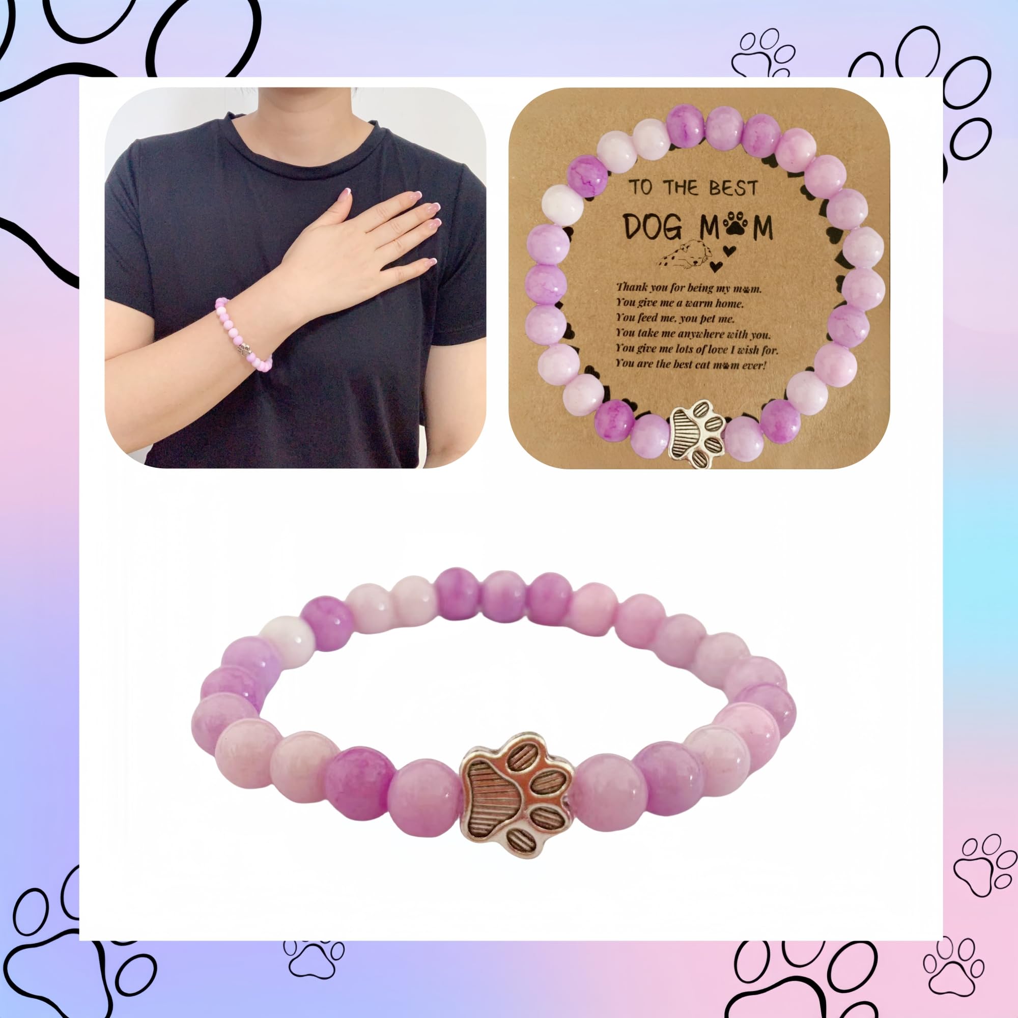 Dog Mom Gifts for Women, Dog Lovers Gifts for Women, Dog Themed Gift Basket, Dog Mom Mothers Day Birthday Gifts for Wife Grandma