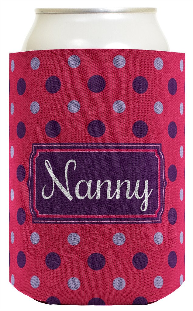 Mother'S Day Gift For Nanny Cute Polka Dot 2 Pack Can Coolie Drink Coolers Coolies Polka Dot