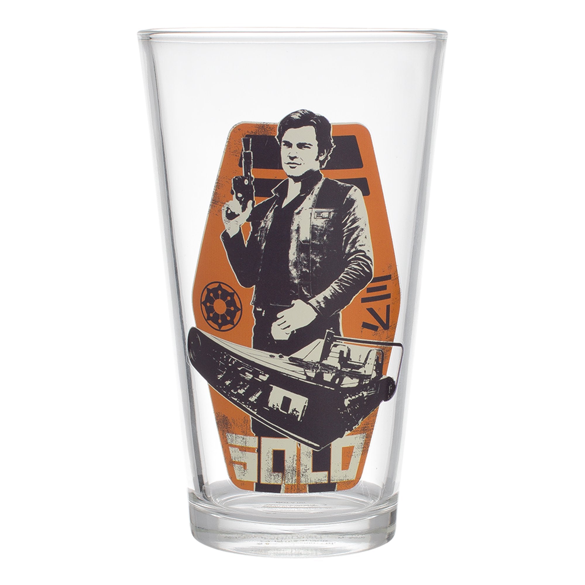 Vandor Star Wars Story ENFYS Nest  Lando  Solo  Empire Tall Drinking Glasses  Glass-16 oz. 4-Pack  Multi-Colored